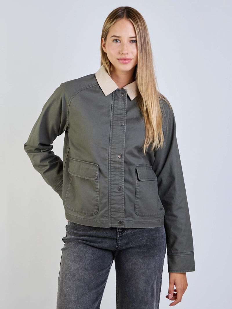 CHAQUETA POPPA VERDE MUJER MAUI AND SONS - 1