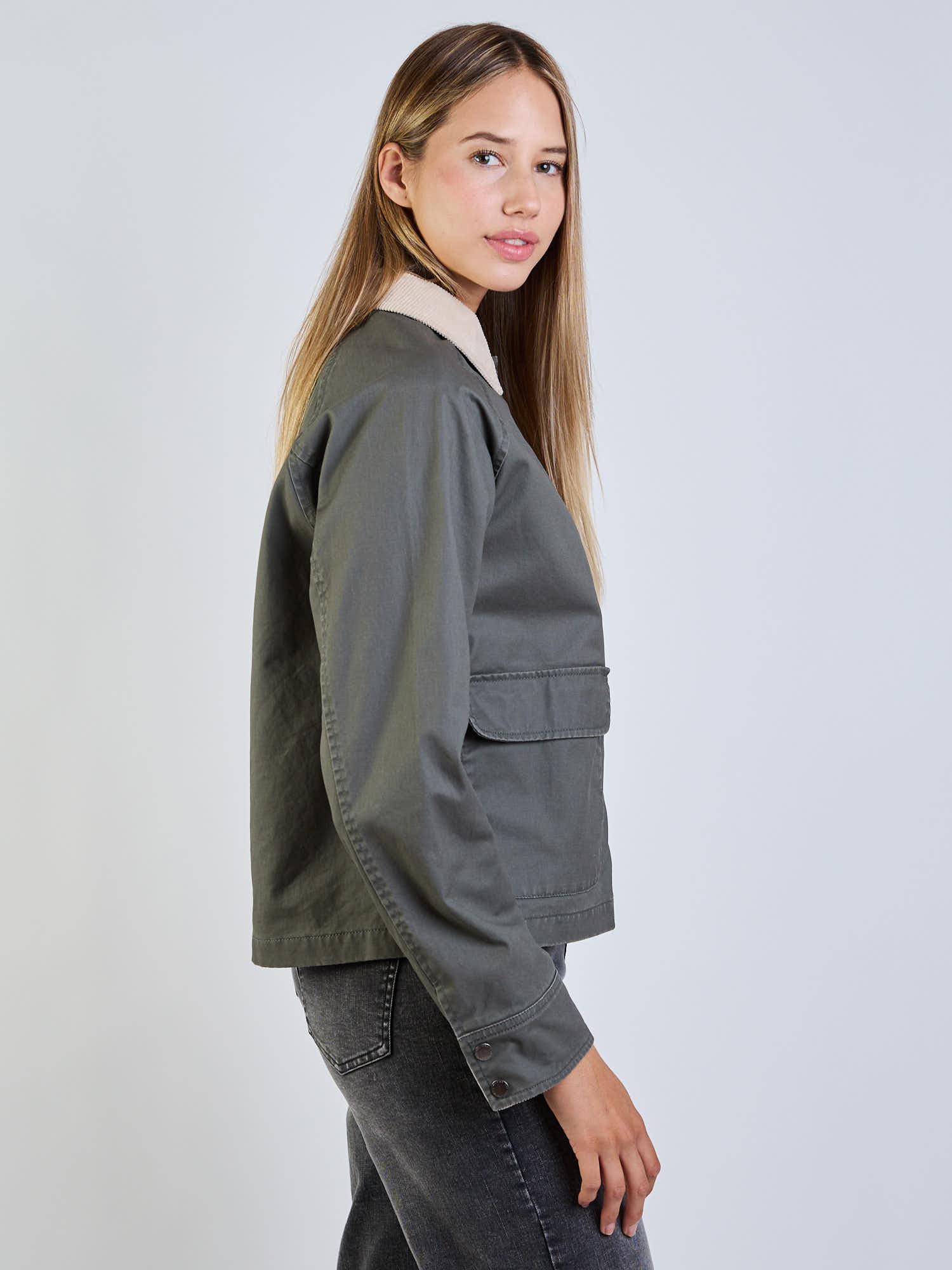 CHAQUETA POPPA VERDE MUJER MAUI AND SONS - 3
