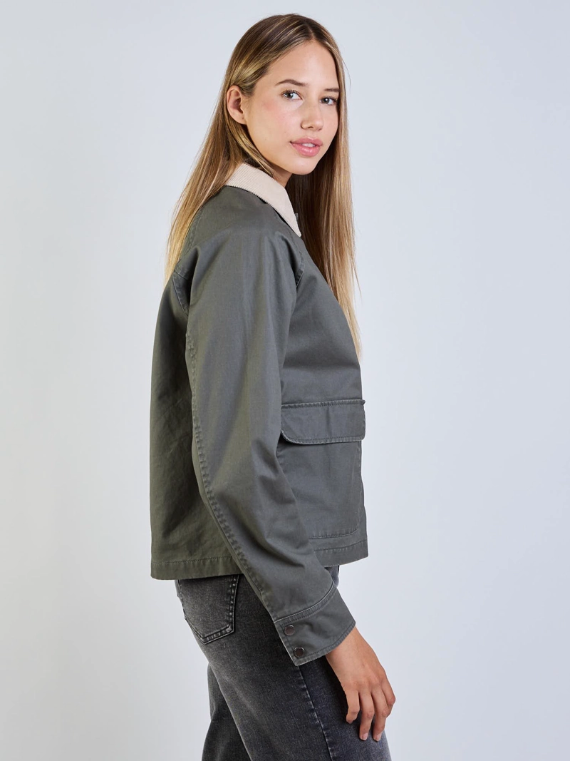 CHAQUETA POPPA VERDE MUJER MAUI AND SONS - 3