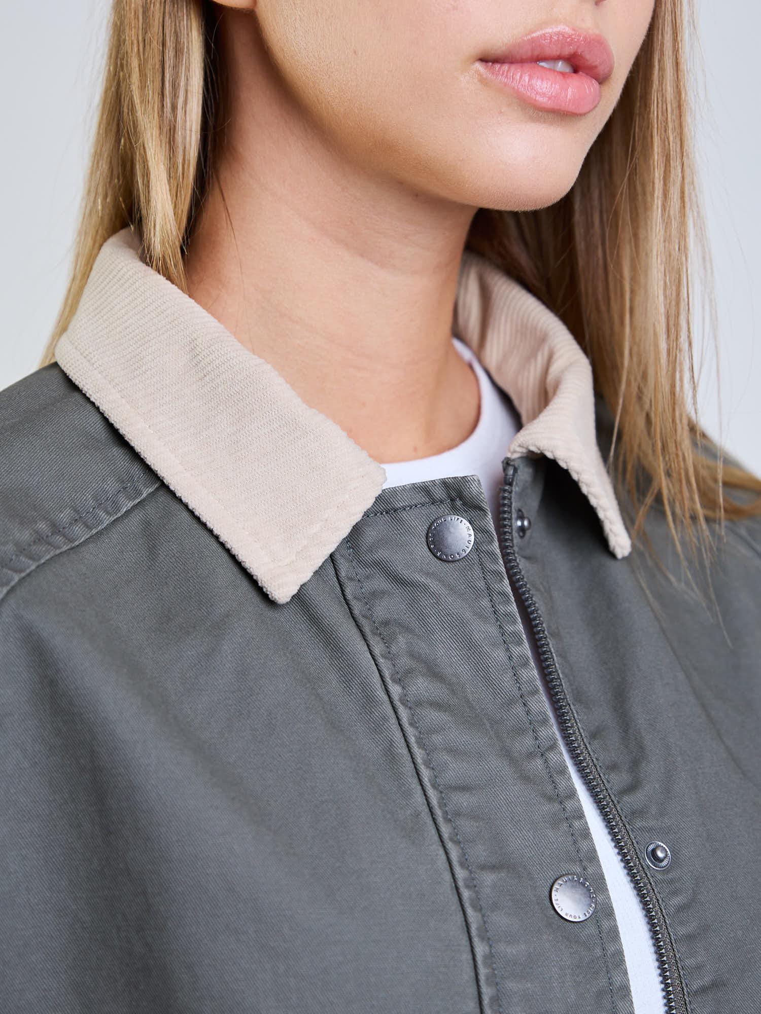 CHAQUETA POPPA VERDE MUJER MAUI AND SONS - 5