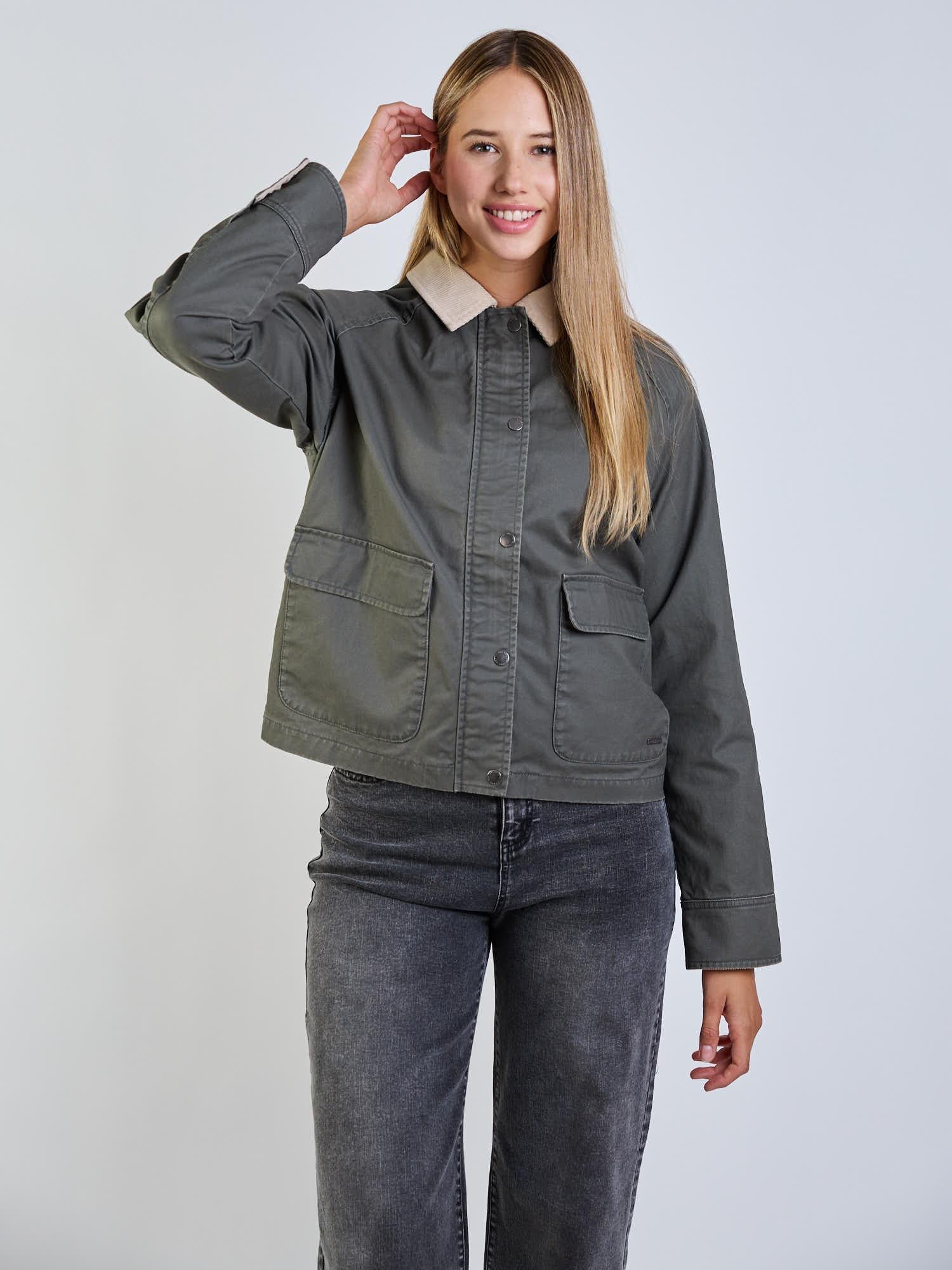 CHAQUETA POPPA VERDE MUJER MAUI AND SONS - 7