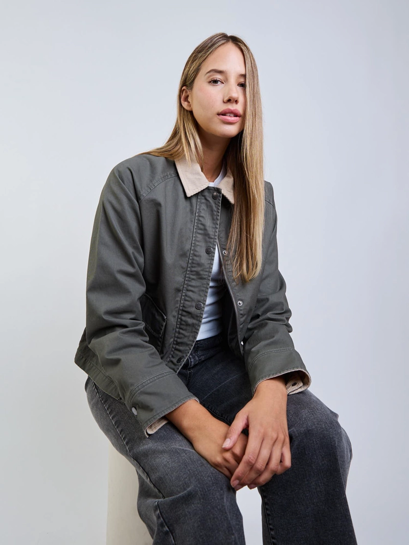 CHAQUETA POPPA VERDE MUJER MAUI AND SONS - 8