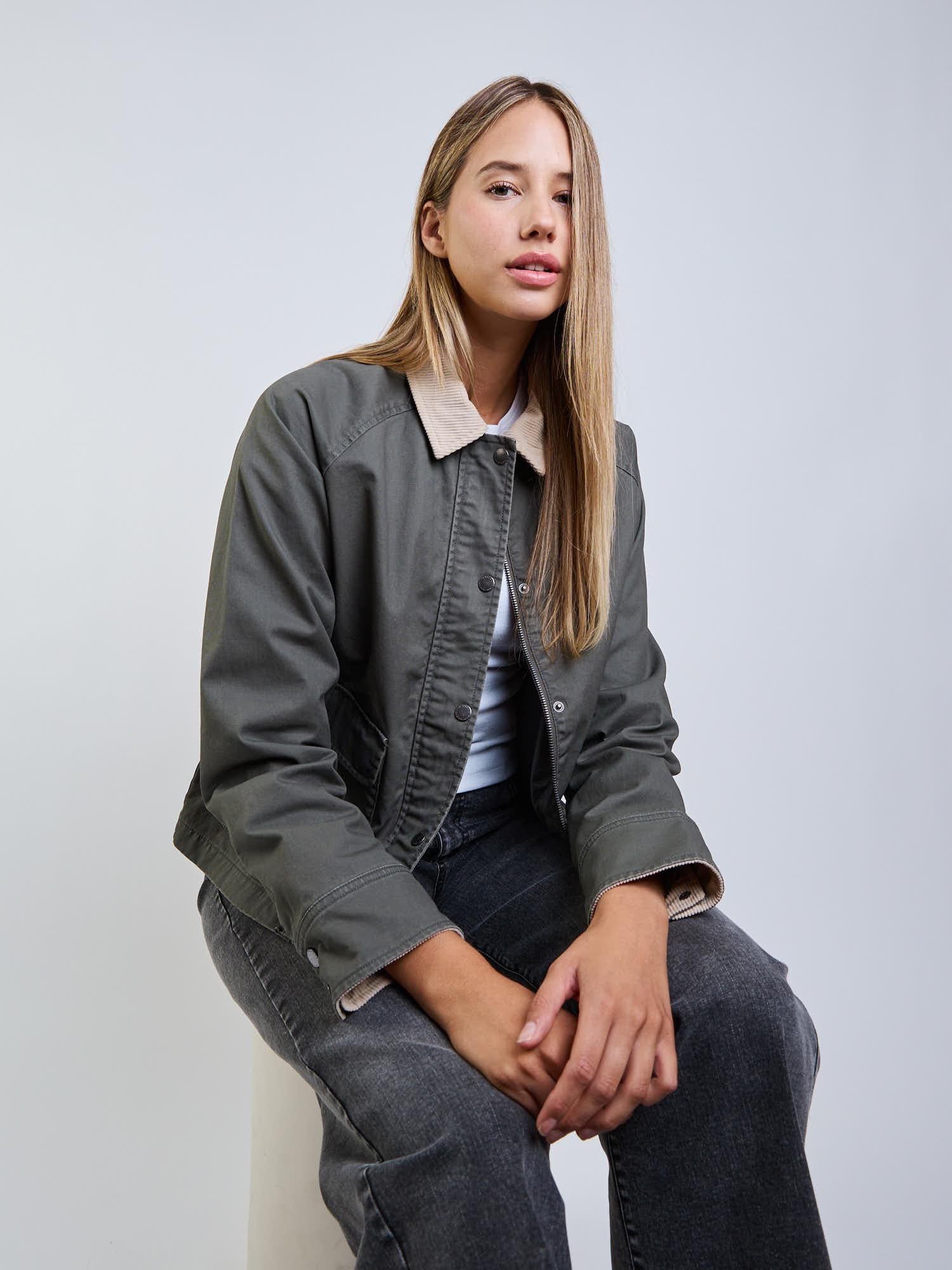 CHAQUETA POPPA VERDE MUJER MAUI AND SONS - 8