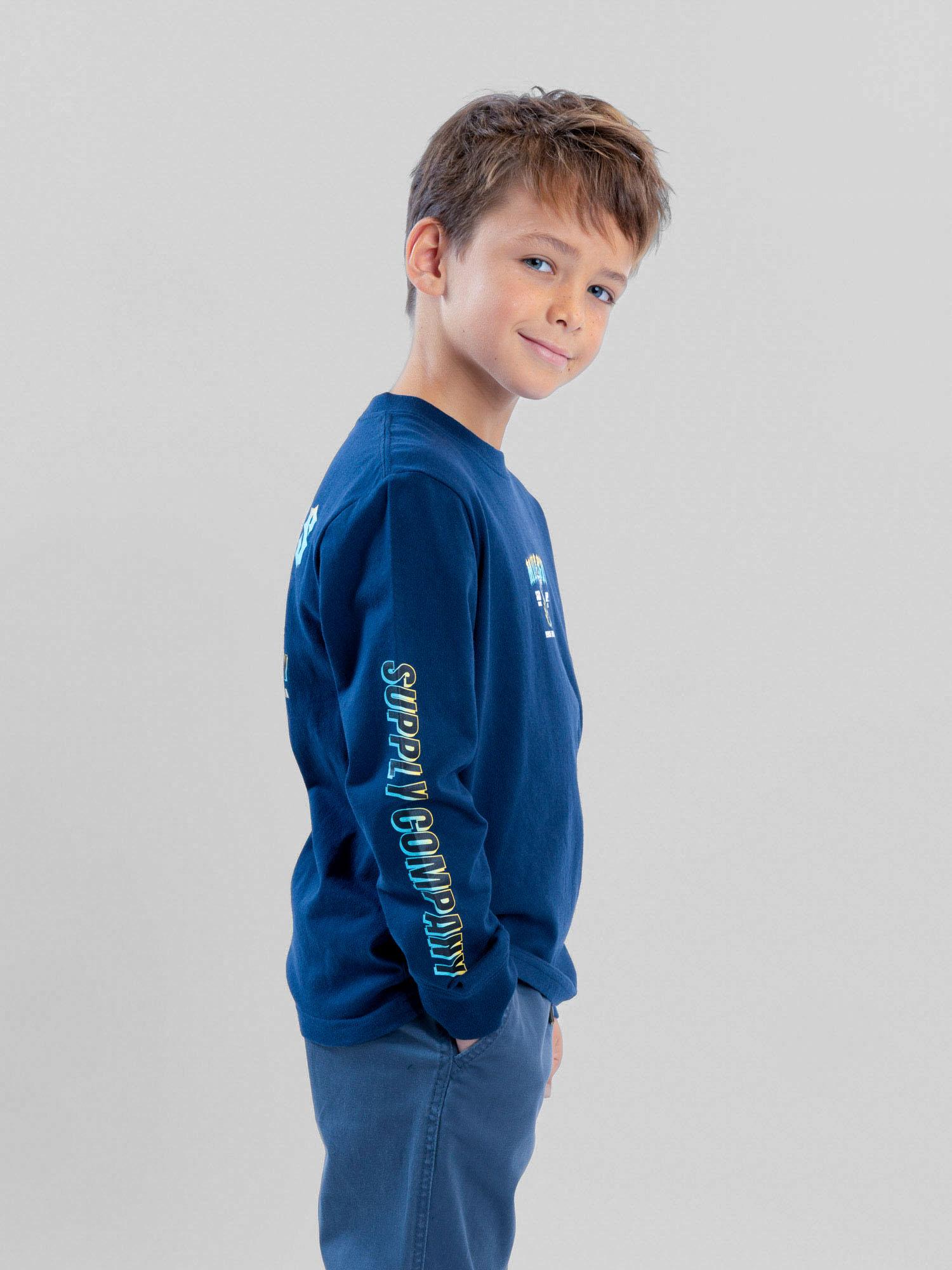 POLERA ML WACKY RACES AZUL INFANTIL MAUI AND SONS - 2