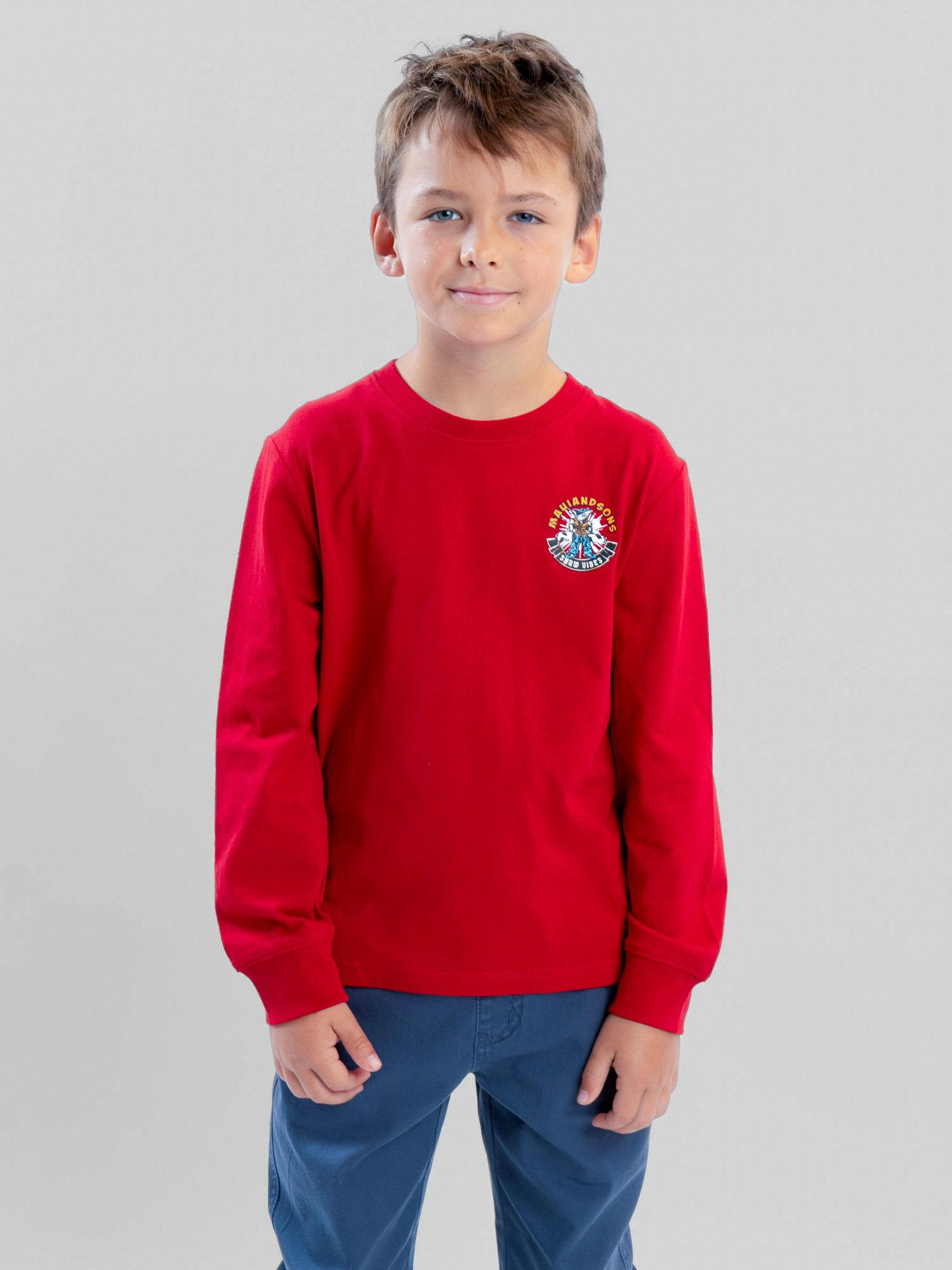 POLERA ML SNOW VIBES ROJO INFANTIL MAUI AND SONS - 1