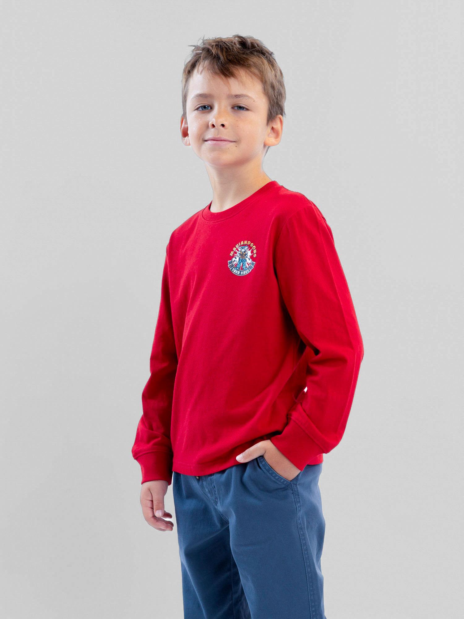 POLERA ML SNOW VIBES ROJO INFANTIL MAUI AND SONS - 6