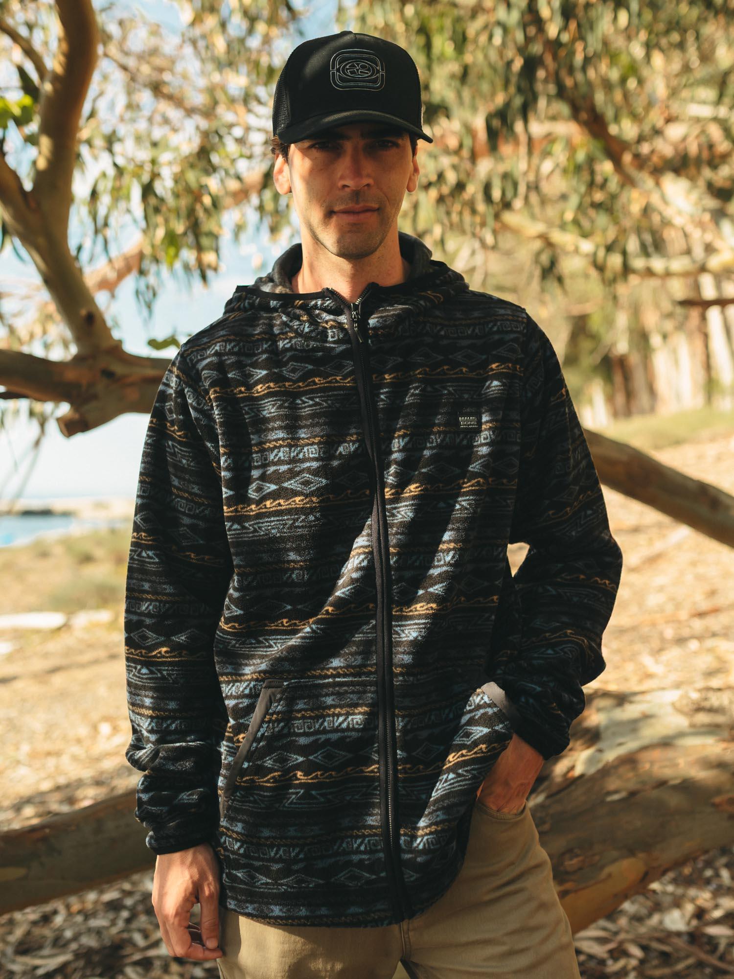 POLERON POLAR ETHNIC OCEAN MULTICOLOR HOMBRE MAUI AND SONS - 1