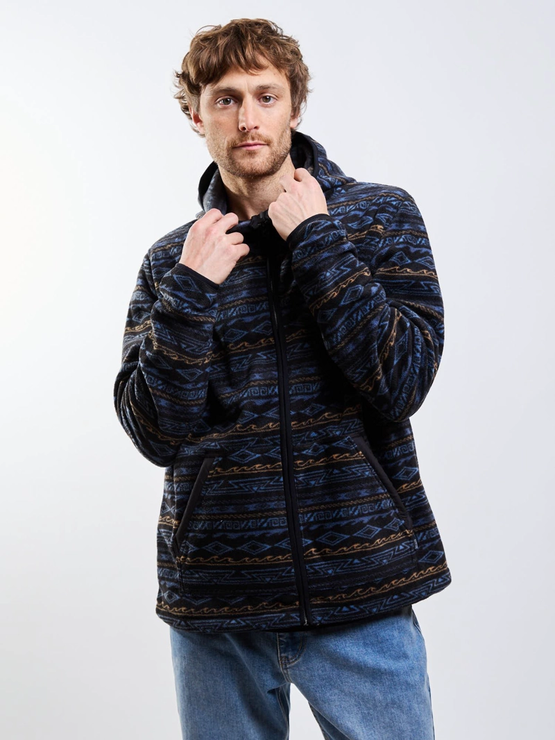 POLERON POLAR ETHNIC OCEAN MULTICOLOR HOMBRE MAUI AND SONS - 4