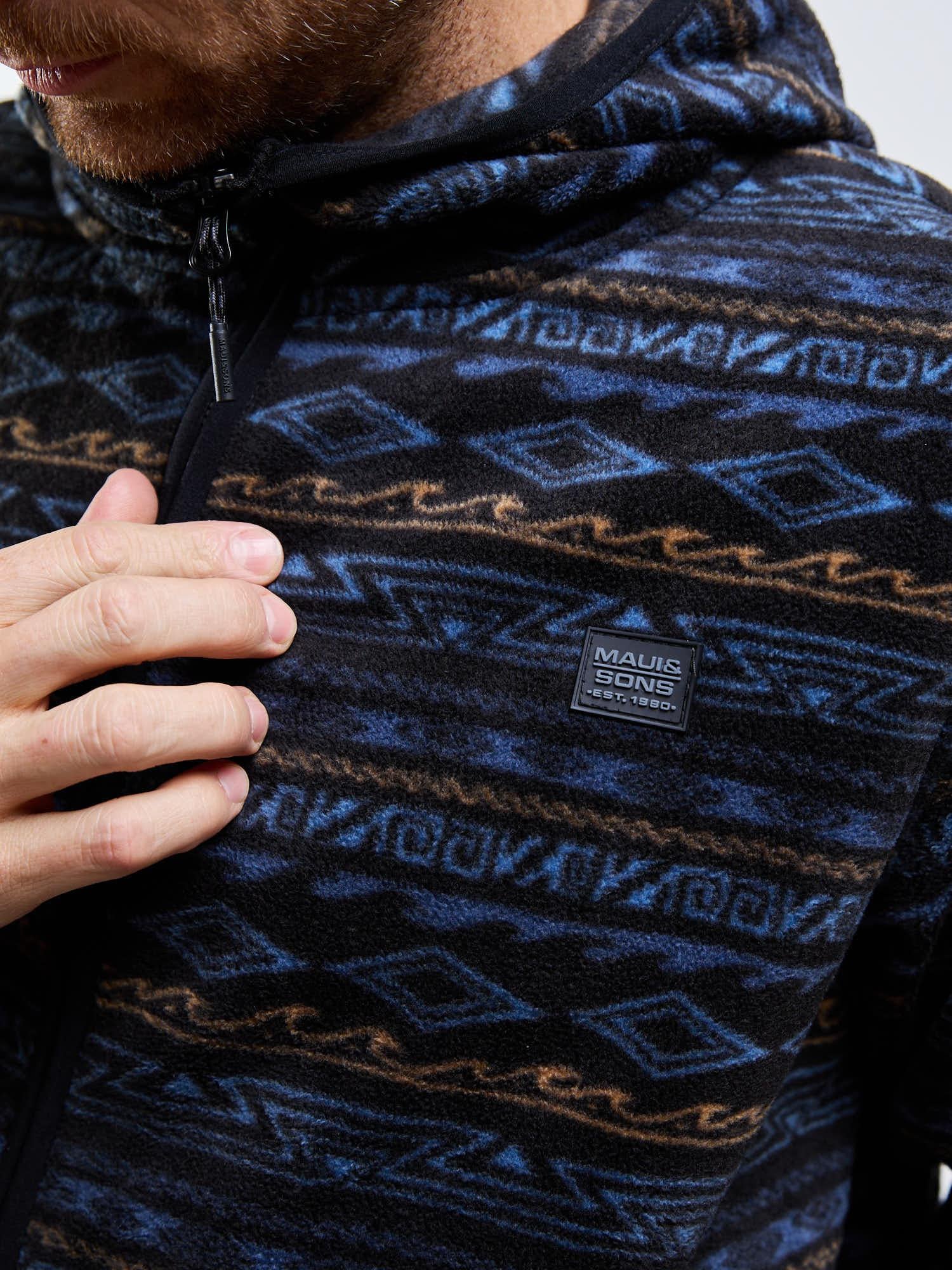 POLERON POLAR ETHNIC OCEAN MULTICOLOR HOMBRE MAUI AND SONS - 7
