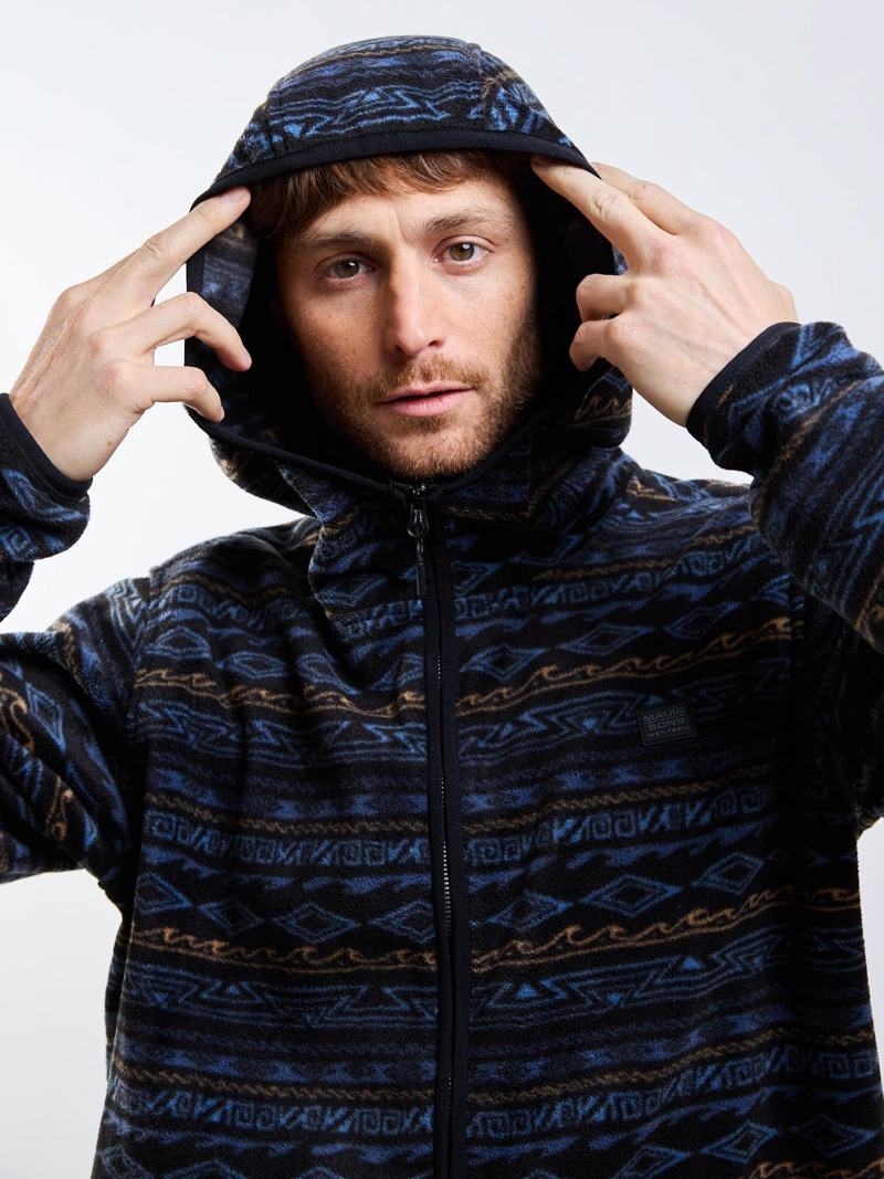 POLERON POLAR ETHNIC OCEAN MULTICOLOR HOMBRE MAUI AND SONS - 8