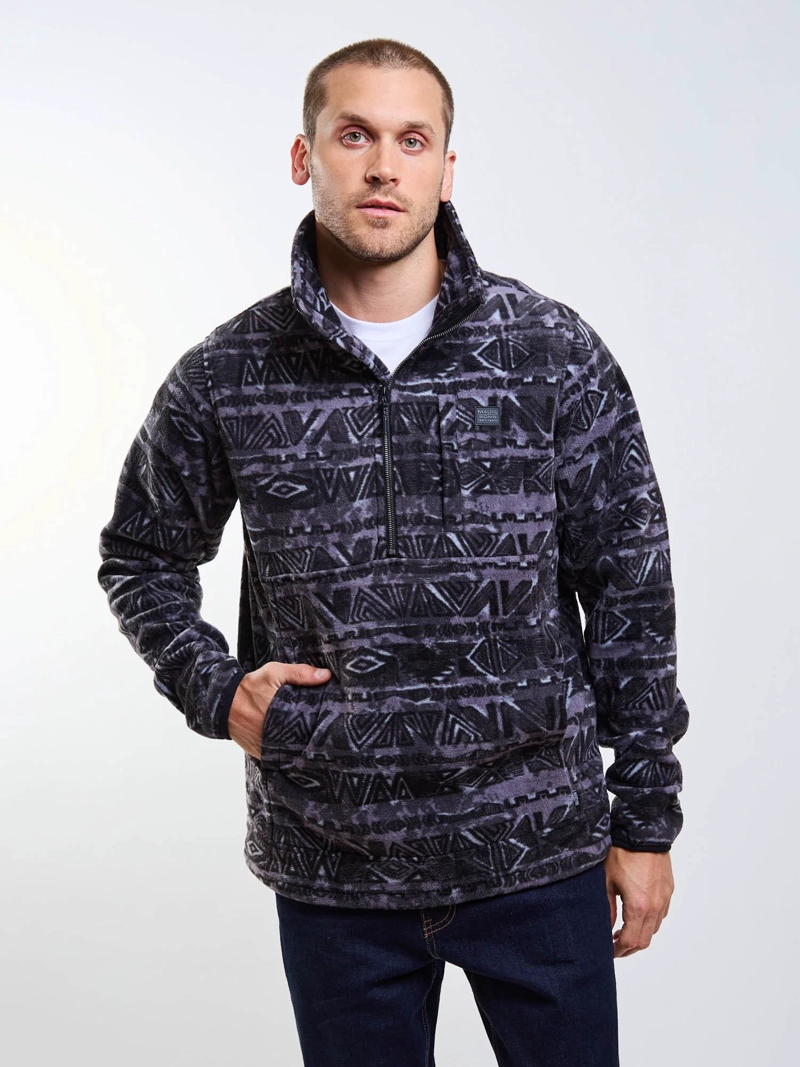 POLERON POLAR ANCESTRAL LAND MULTICOLOR HOMBRE MAUI AND SONS - 4