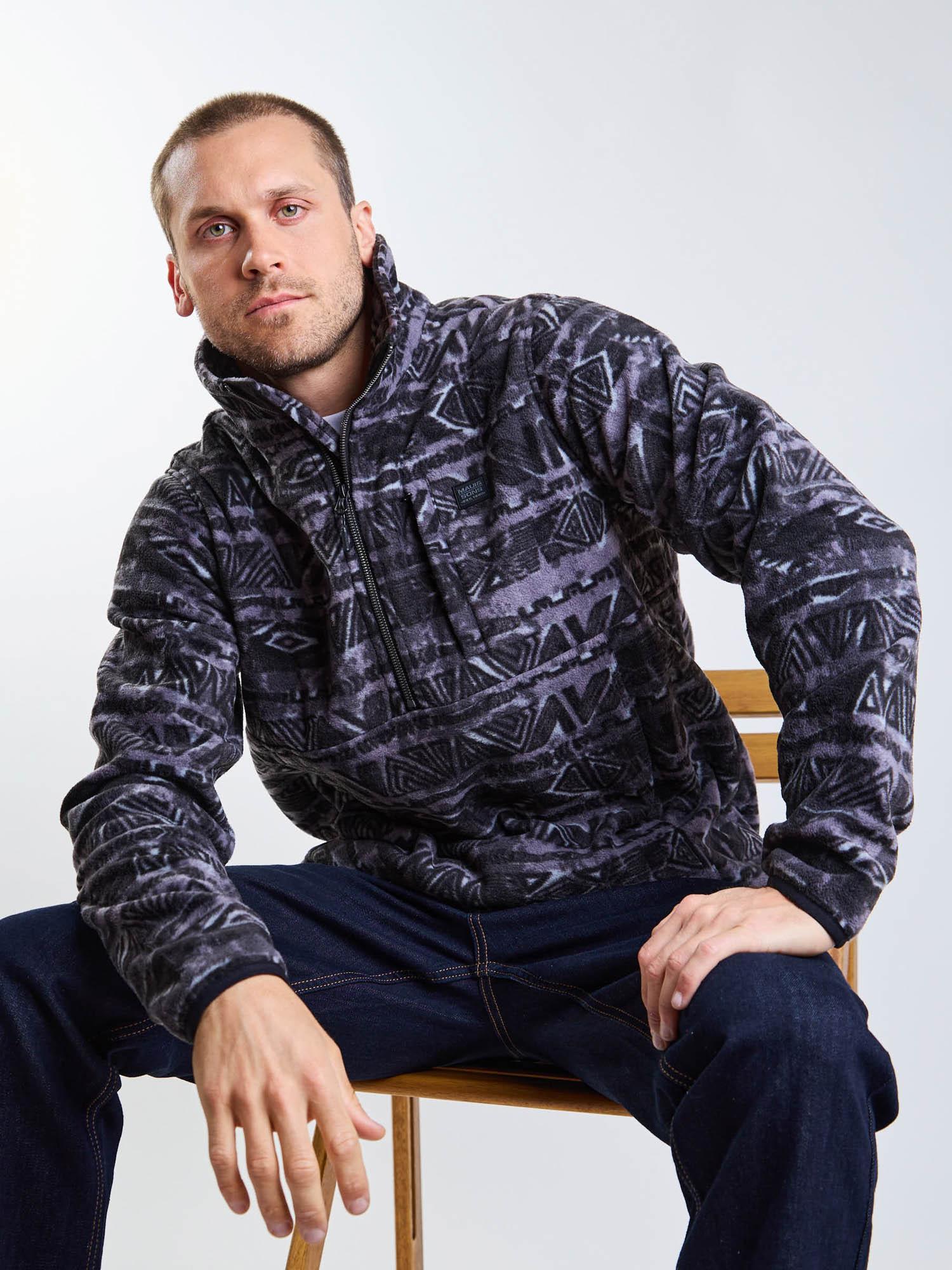 POLERON POLAR ANCESTRAL LAND MULTICOLOR HOMBRE MAUI AND SONS - 9