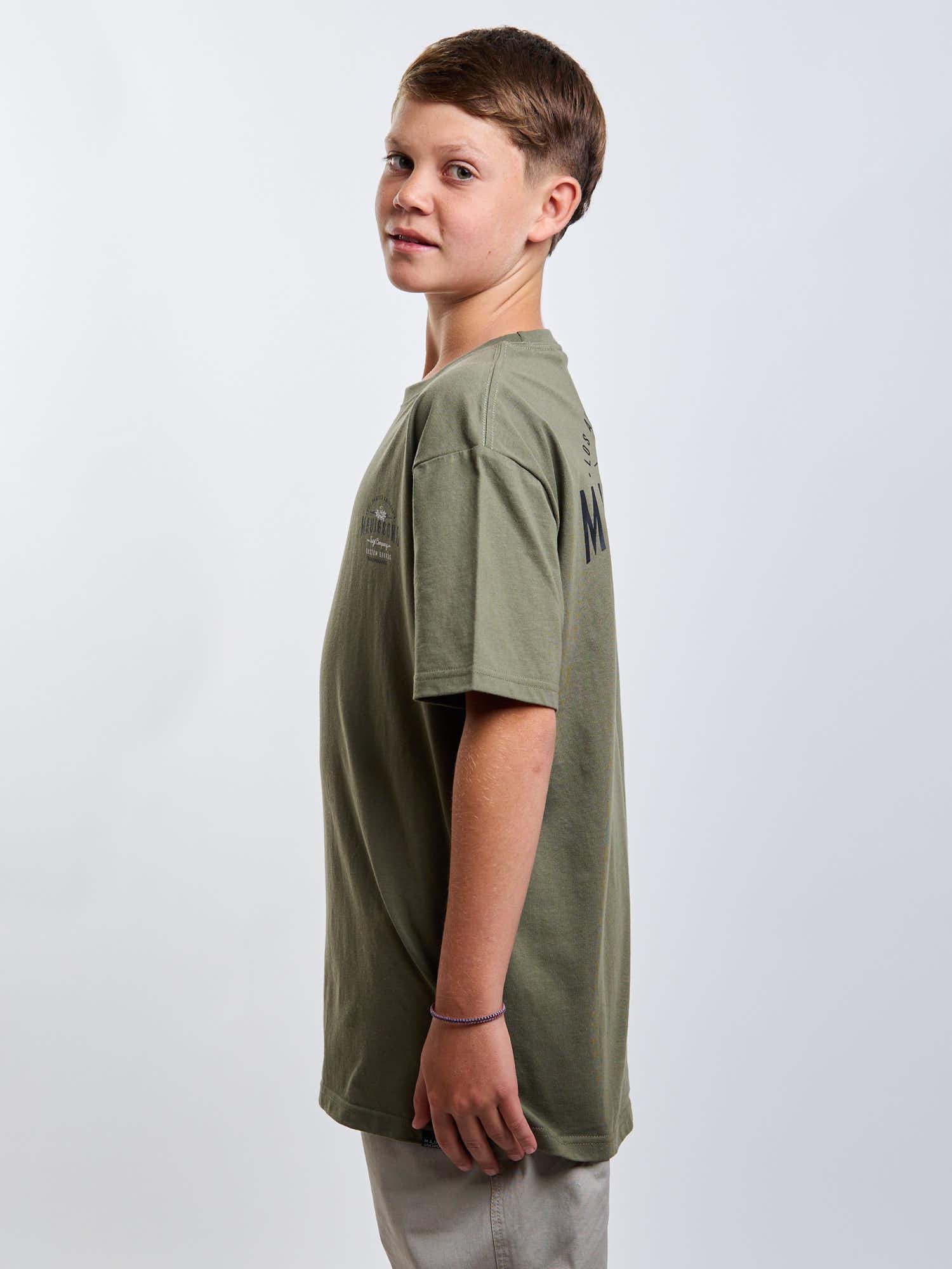 POLERA MC LOS ANGELES VERDE INFANTIL MAUI AND SONS - 3
