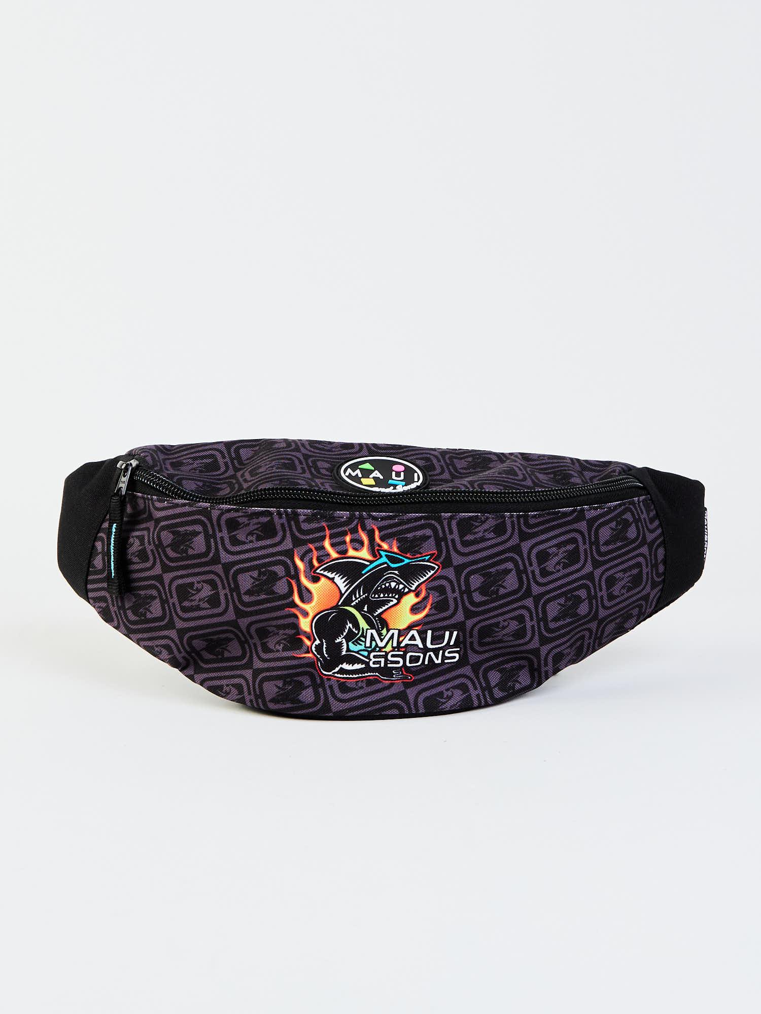 BANANO MOTOR SHARK WEISTBAG NEGRO INFANTIL MAUI AND SONS - 1