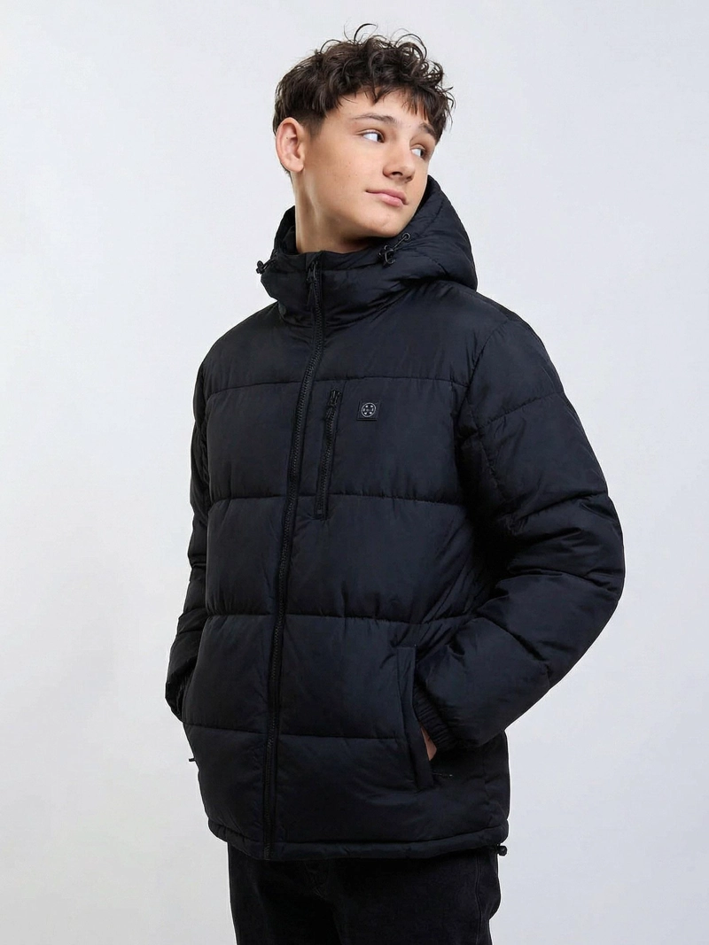 PARKA HIGHLINE NEGRO INFANTIL MAUI AND SONS - 1