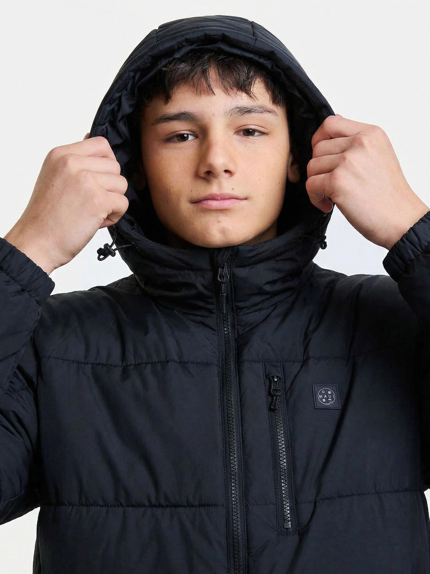 PARKA HIGHLINE NEGRO INFANTIL MAUI AND SONS - 5