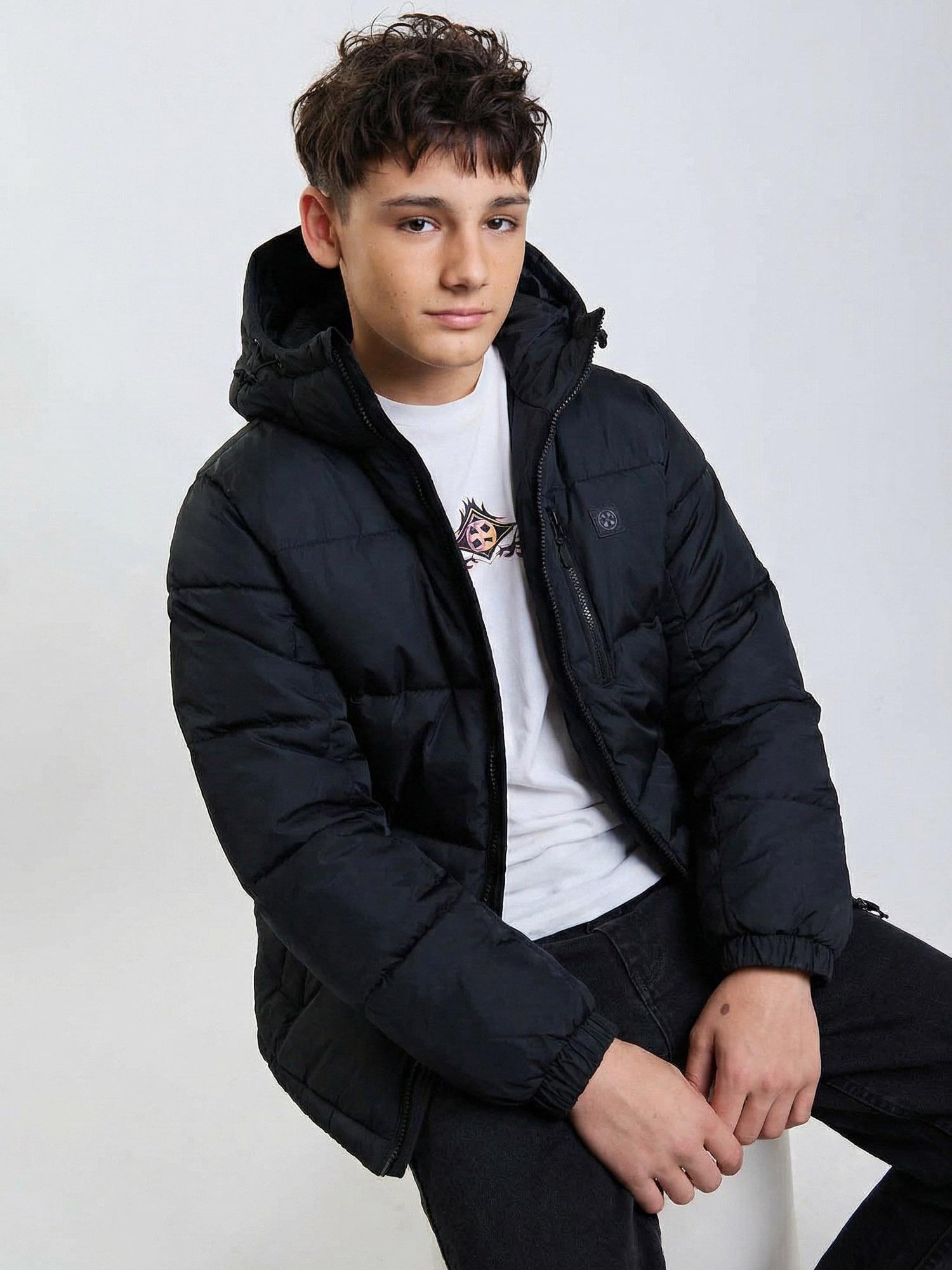 PARKA HIGHLINE NEGRO INFANTIL MAUI AND SONS - 7