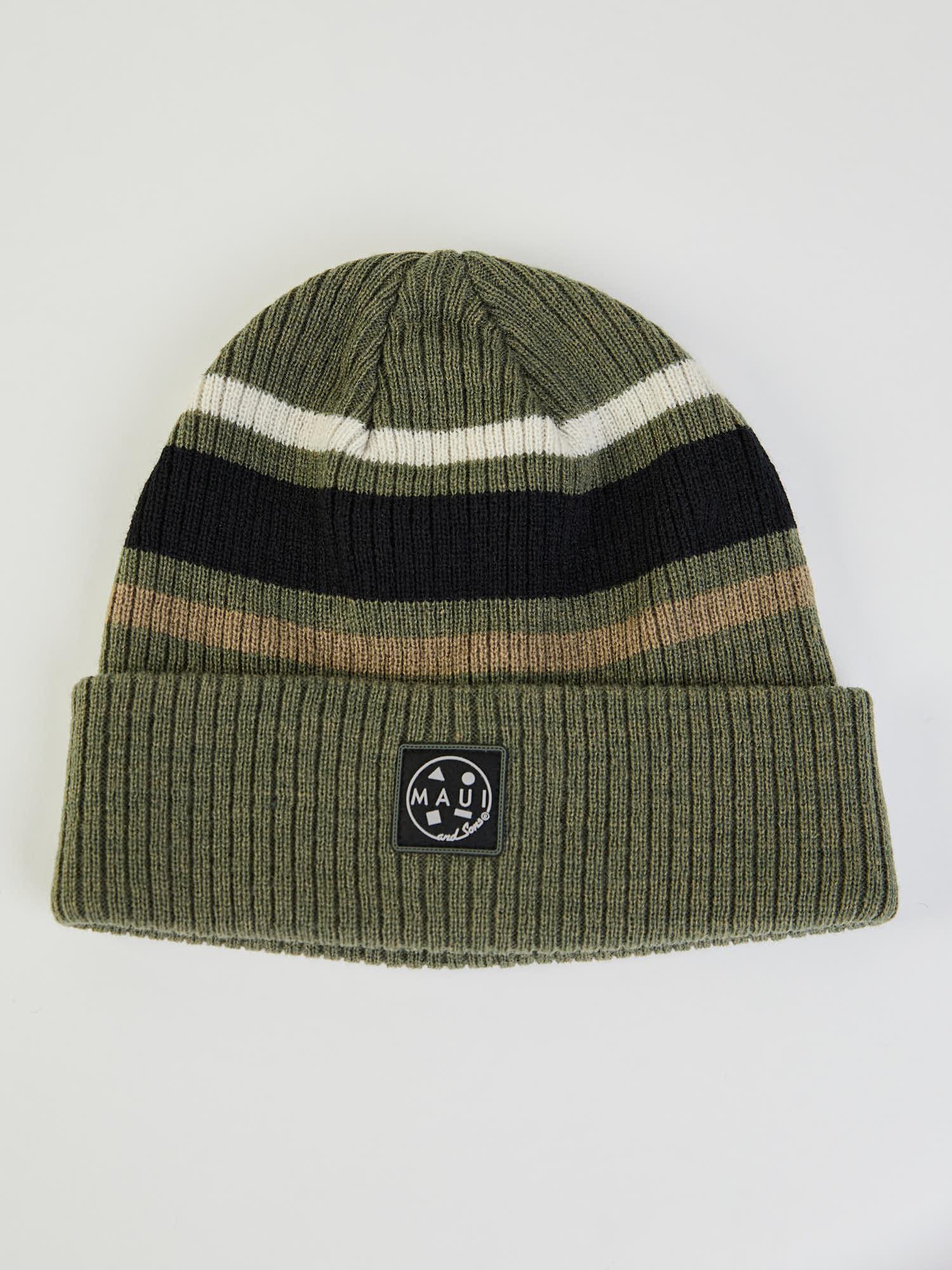 GORRO UNDA VERDE HOMBRE MAUI AND SONS - 1