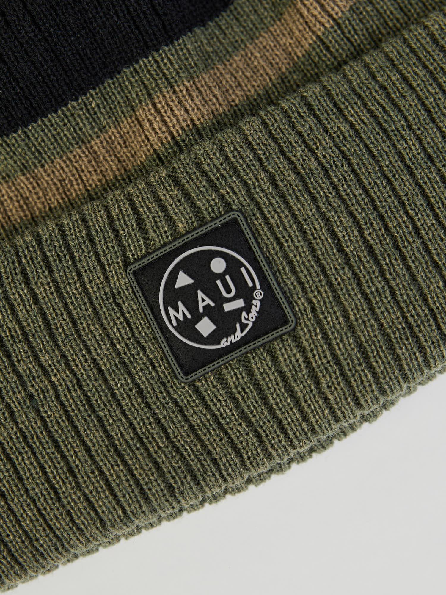 GORRO UNDA VERDE HOMBRE MAUI AND SONS - 3