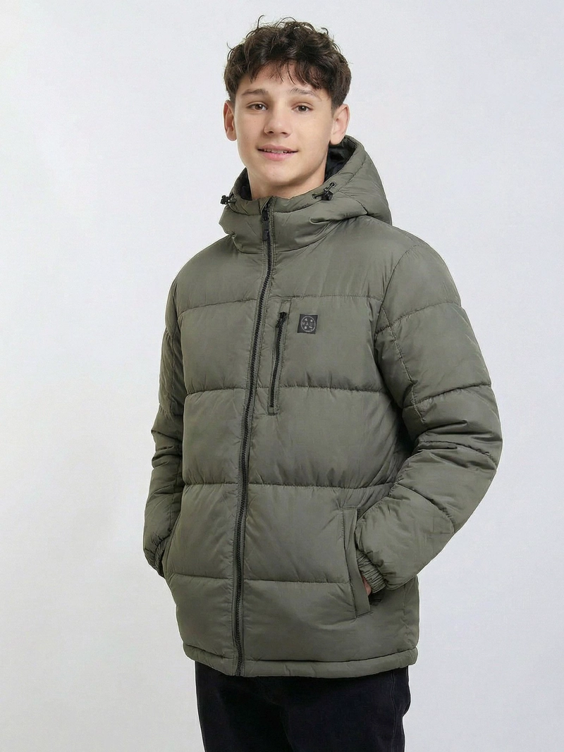PARKA OVERLAND VERDE INFANTIL MAUI AND SONS - 1