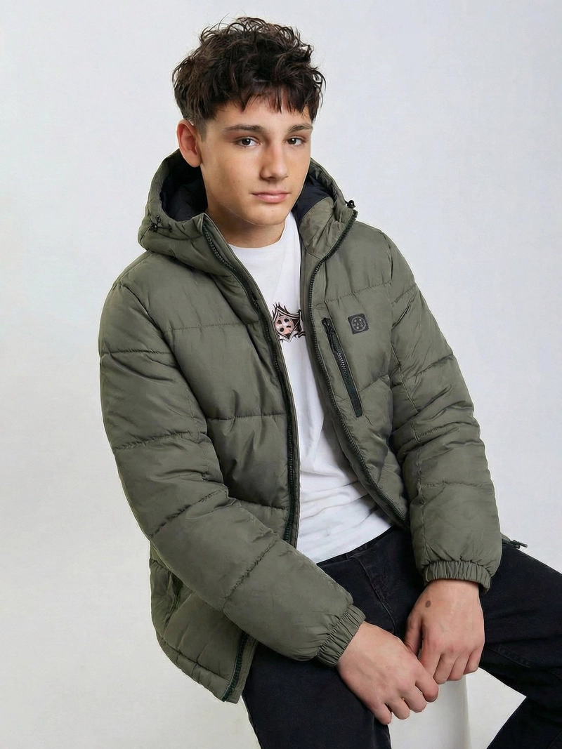 PARKA OVERLAND VERDE INFANTIL MAUI AND SONS - 3