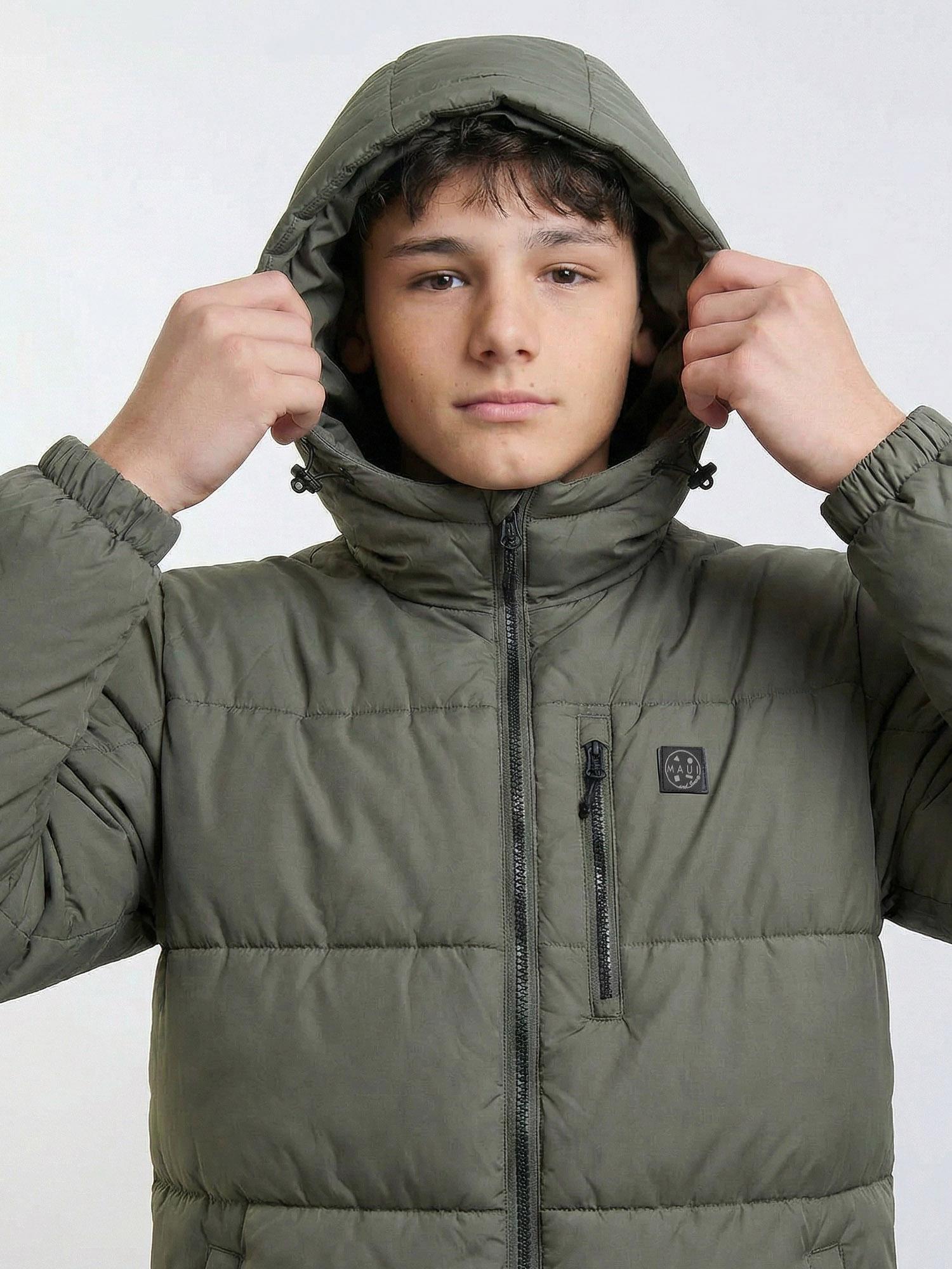 PARKA OVERLAND VERDE INFANTIL MAUI AND SONS - 5