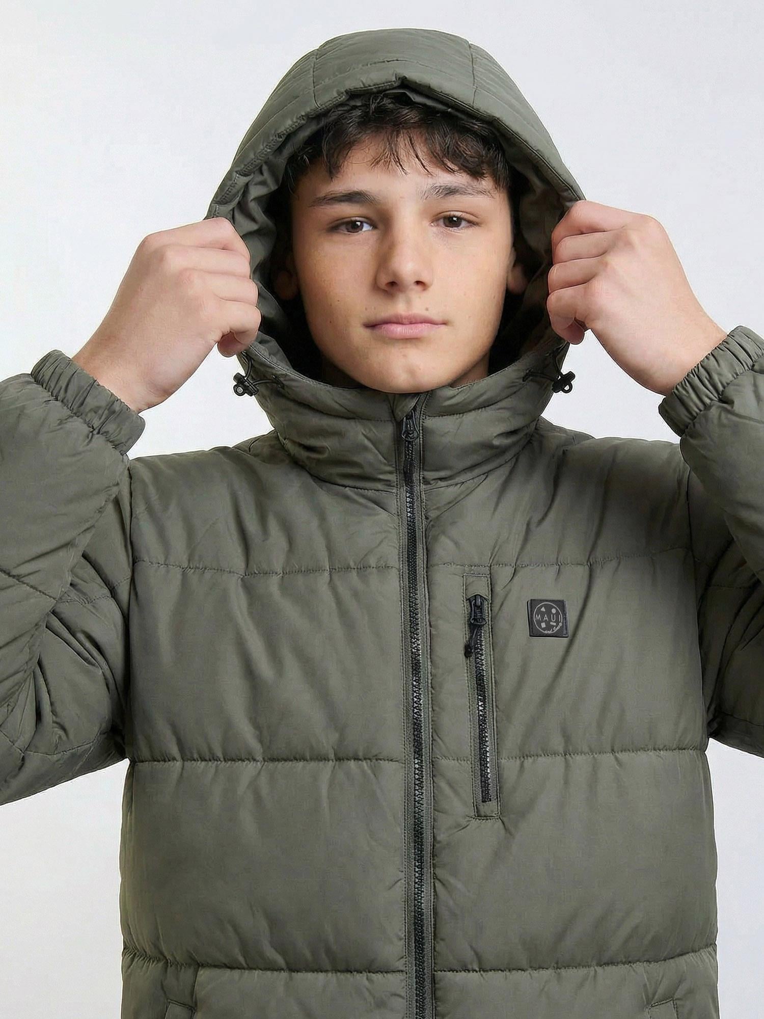 PARKA OVERLAND VERDE INFANTIL MAUI AND SONS - 5