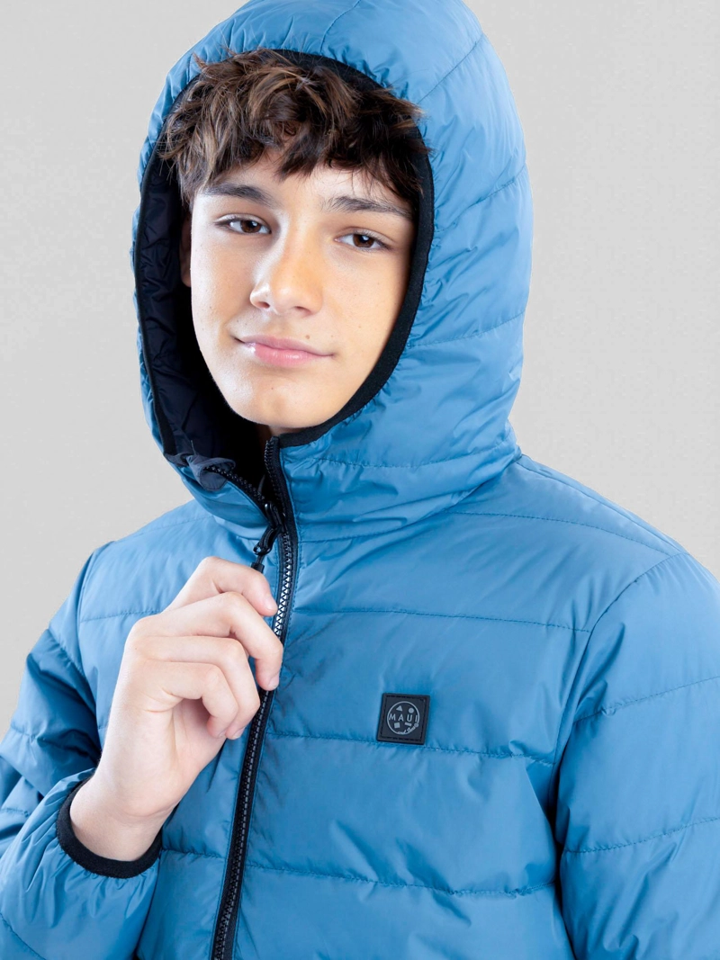 PARKA REVERSIBLE WINDY CELESTE INFANTIL MAUI AND SONS - 4