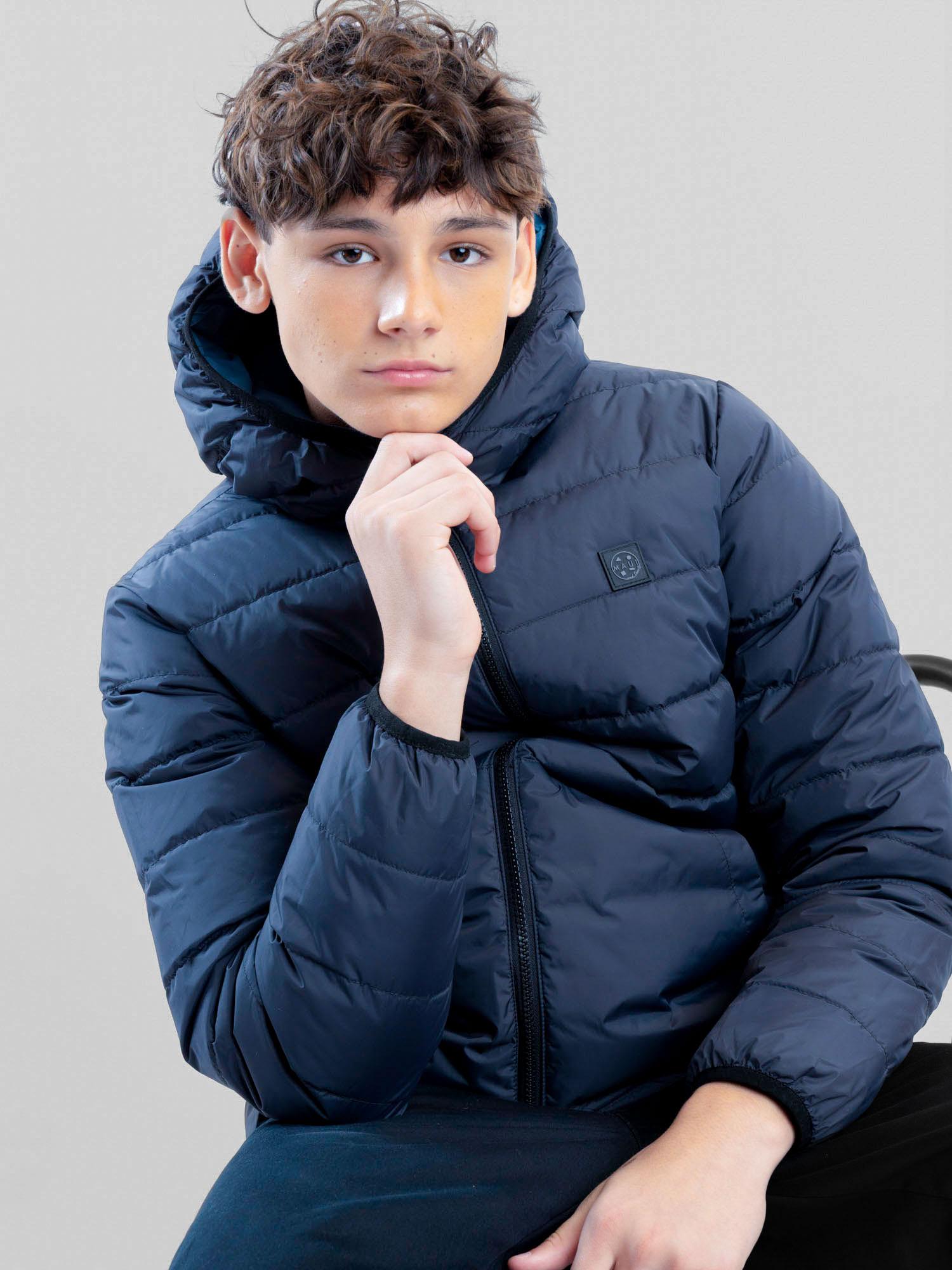 PARKA REVERSIBLE WINDY CELESTE INFANTIL MAUI AND SONS - 7