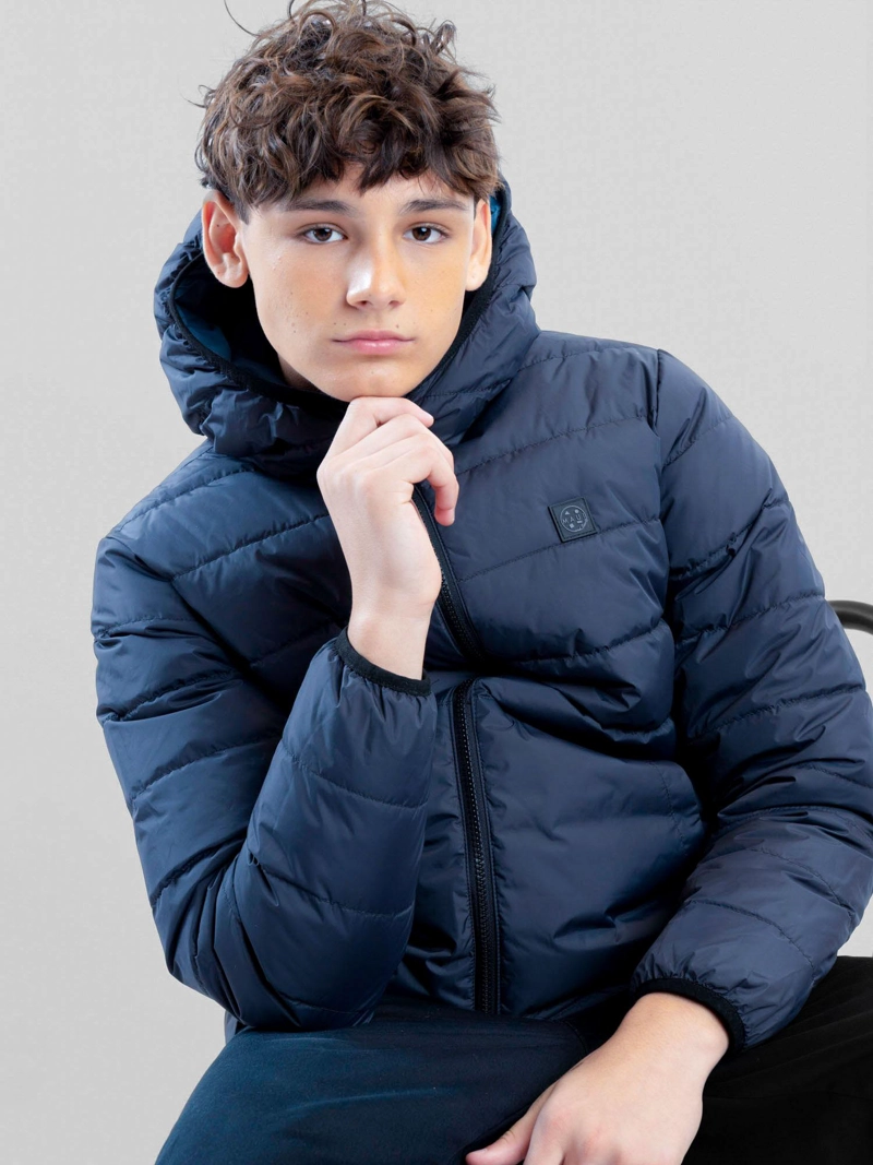 PARKA REVERSIBLE WINDY CELESTE INFANTIL MAUI AND SONS - 7