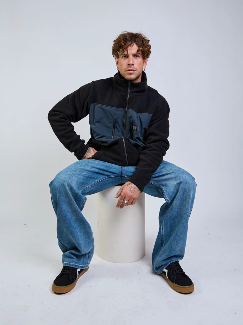 POLERON POLAR TACTICAL NEGRO HOMBRE MAUI AND SONS - 8