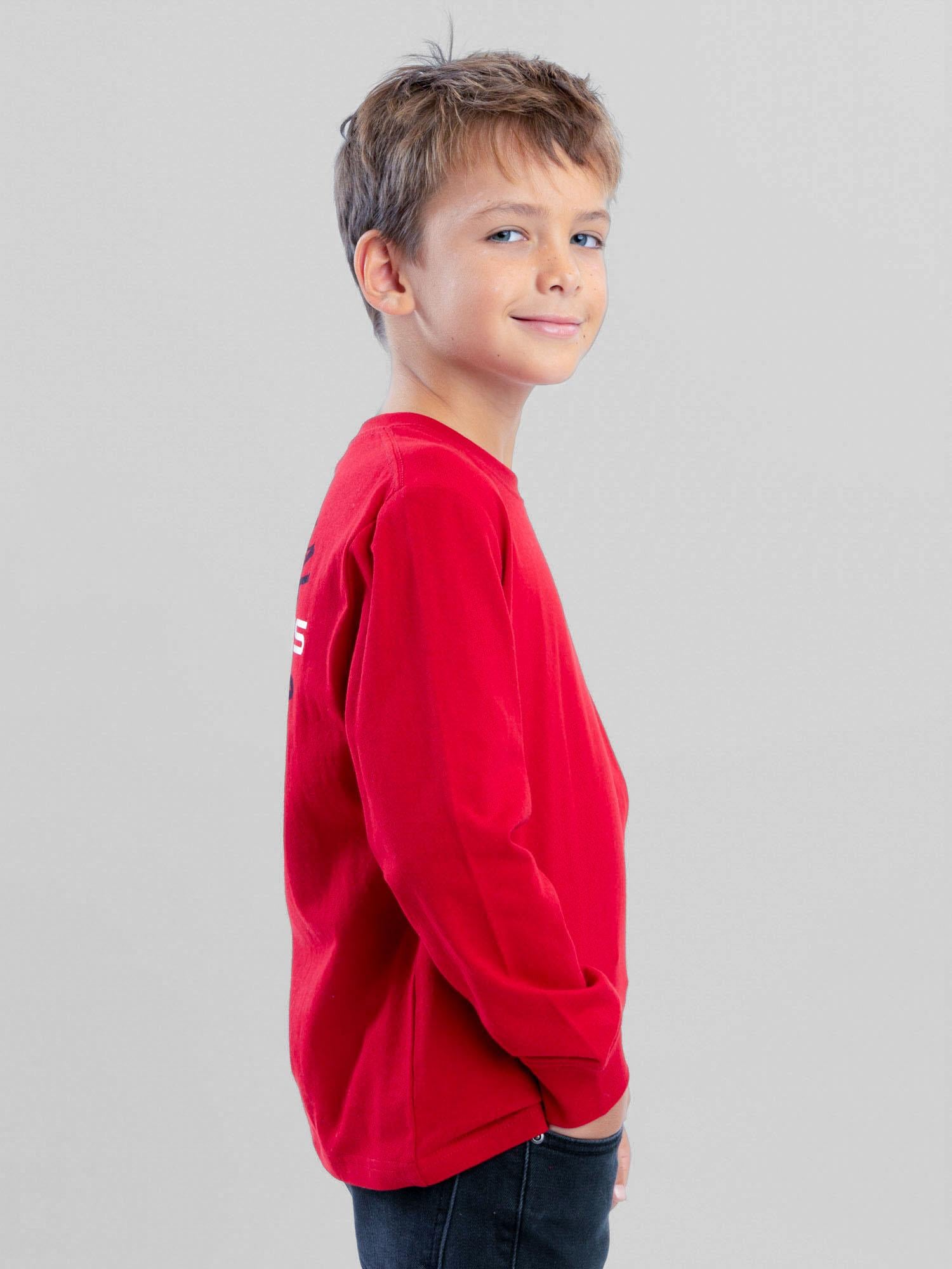 POLERA ML BADGE ROJO INFANTIL MAUI AND SONS - 2