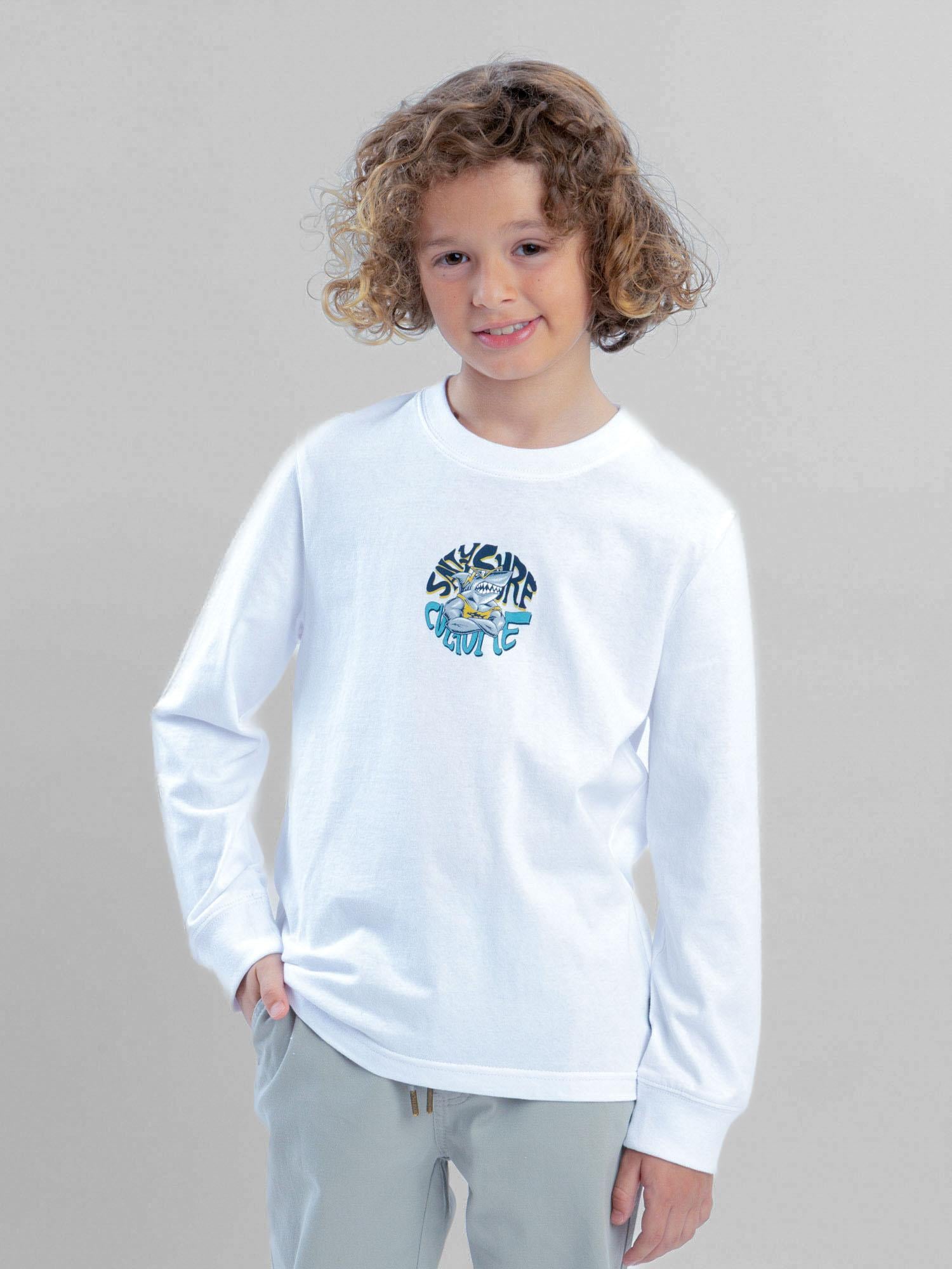 POLERA ML INLAND BLANCO INFANTIL MAUI AND SONS - 1