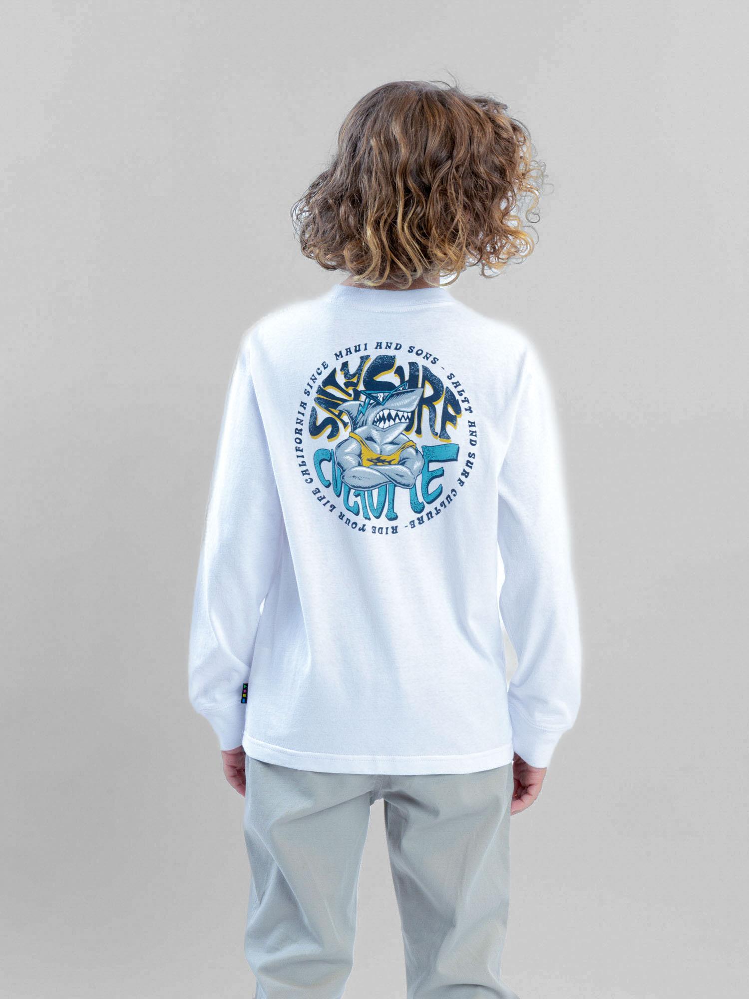 POLERA ML INLAND BLANCO INFANTIL MAUI AND SONS - 2