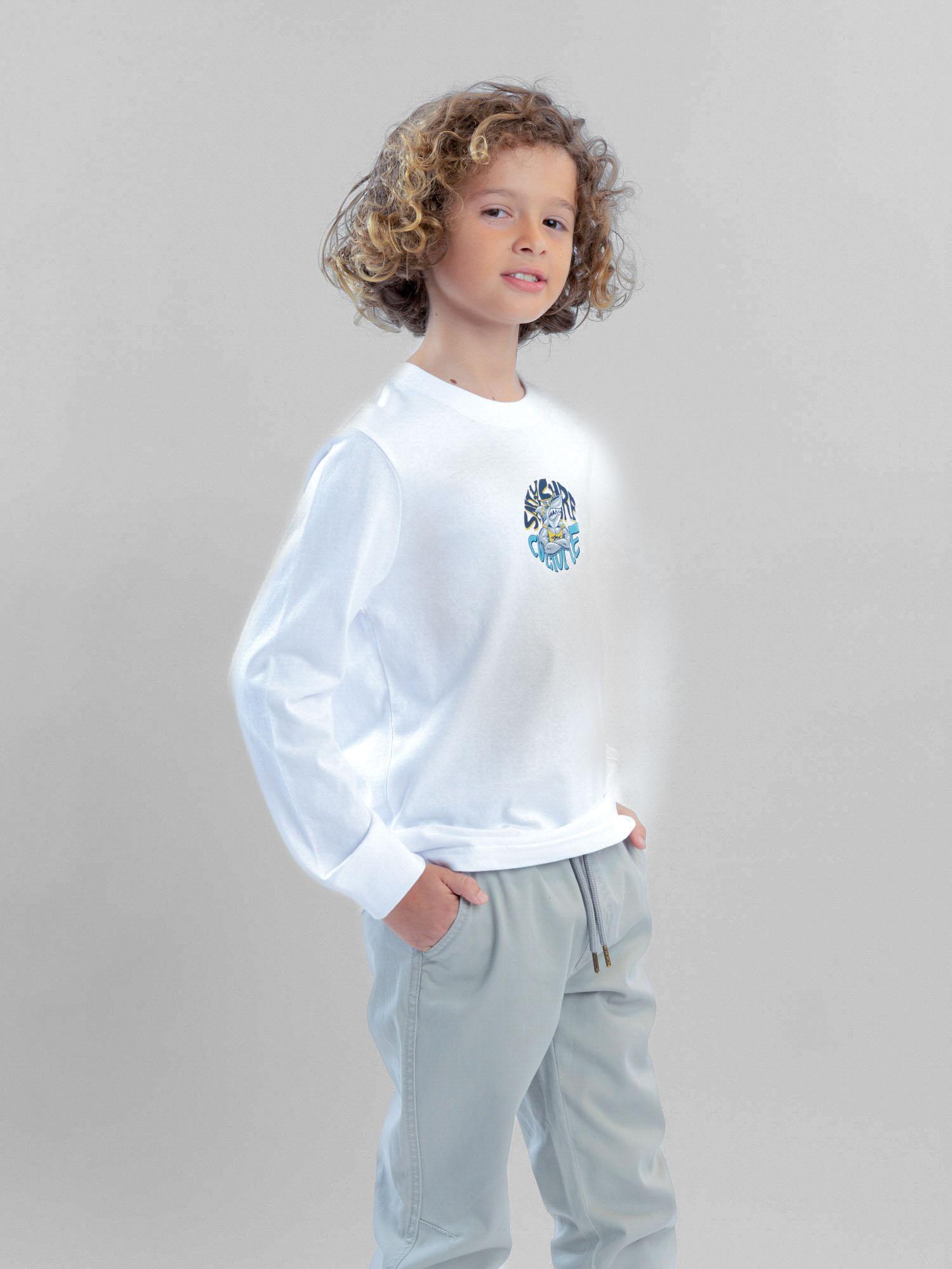 POLERA ML INLAND BLANCO INFANTIL MAUI AND SONS - 5