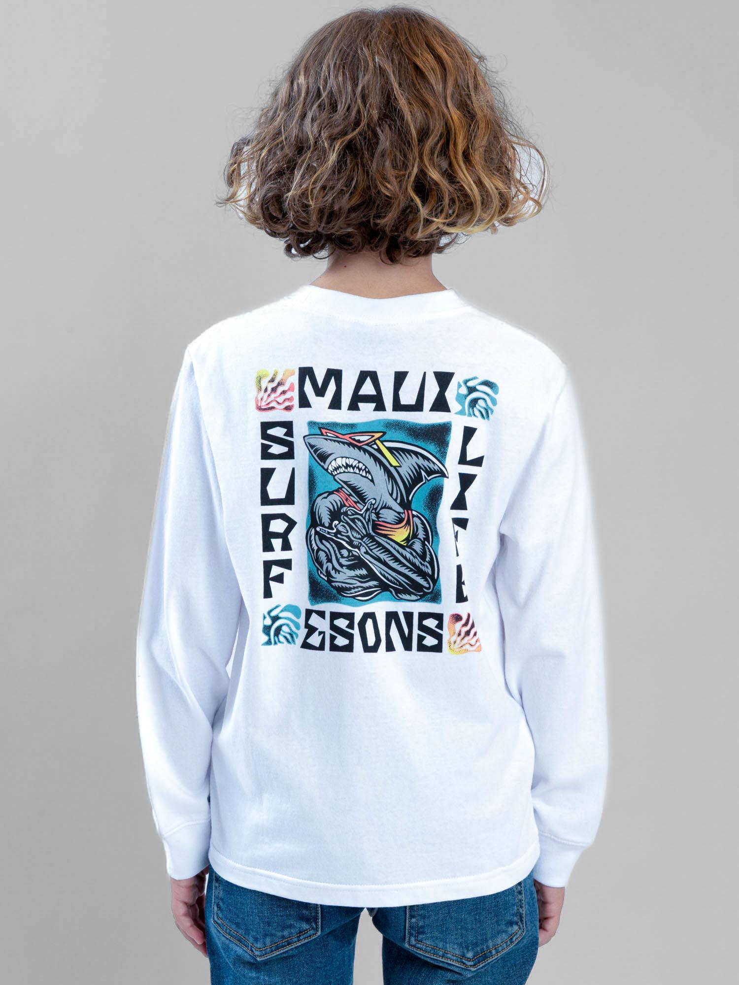 POLERA ML SHARK BLANCO INFANTIL MAUI AND SONS - 3