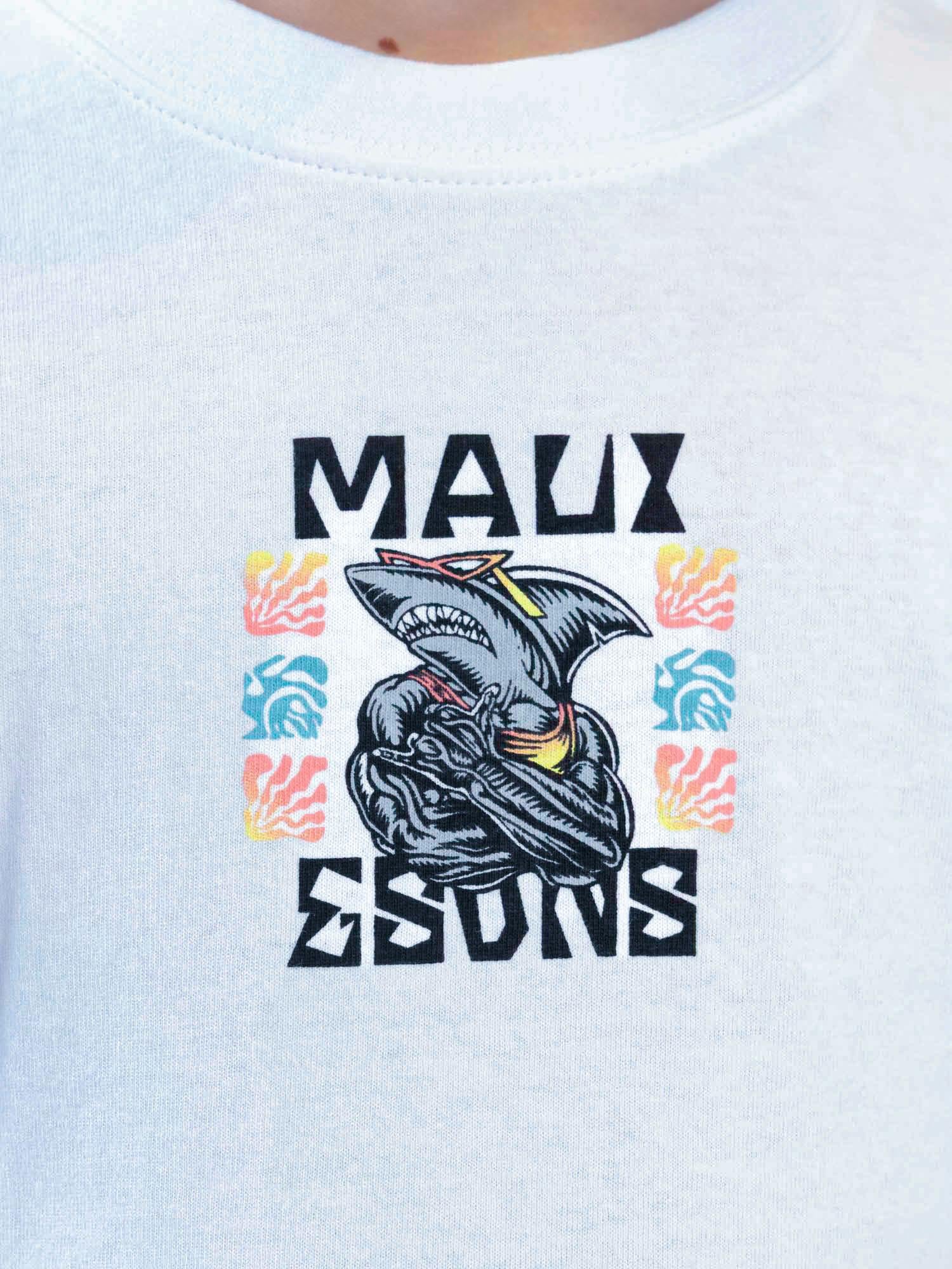 POLERA ML SHARK BLANCO INFANTIL MAUI AND SONS - 5