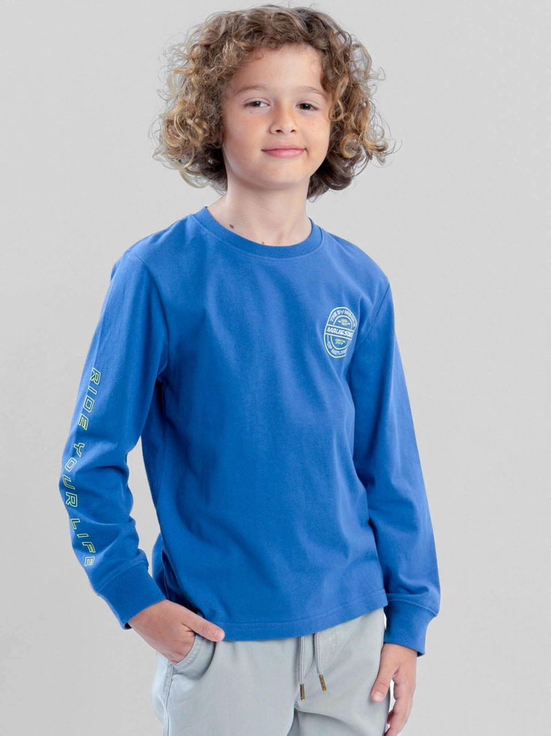 POLERA ML LOWTIDE CELESTE INFANTIL MAUI AND SONS - 1