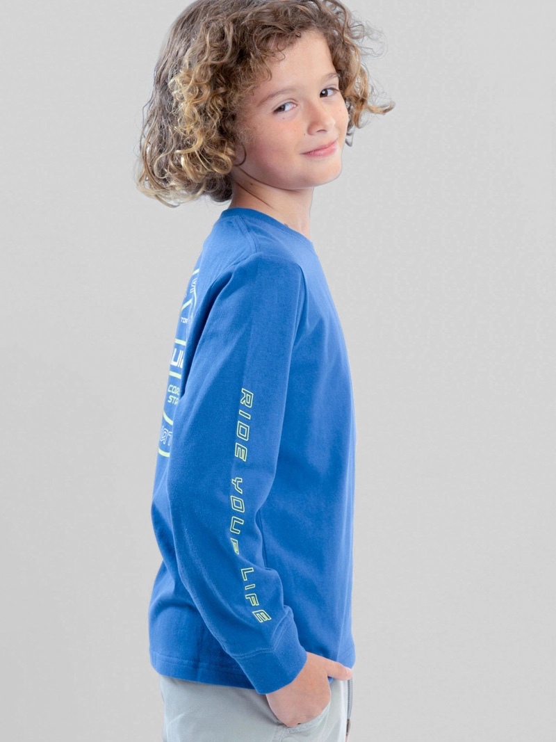 POLERA ML LOWTIDE CELESTE INFANTIL MAUI AND SONS - 2