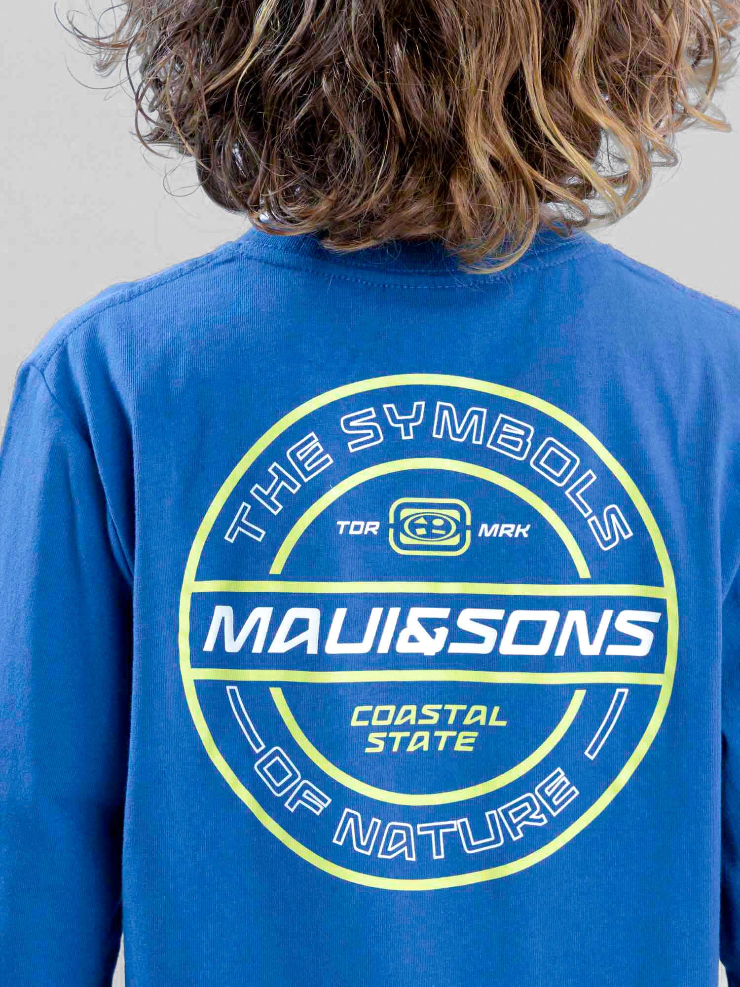 POLERA ML LOWTIDE CELESTE INFANTIL MAUI AND SONS - 4