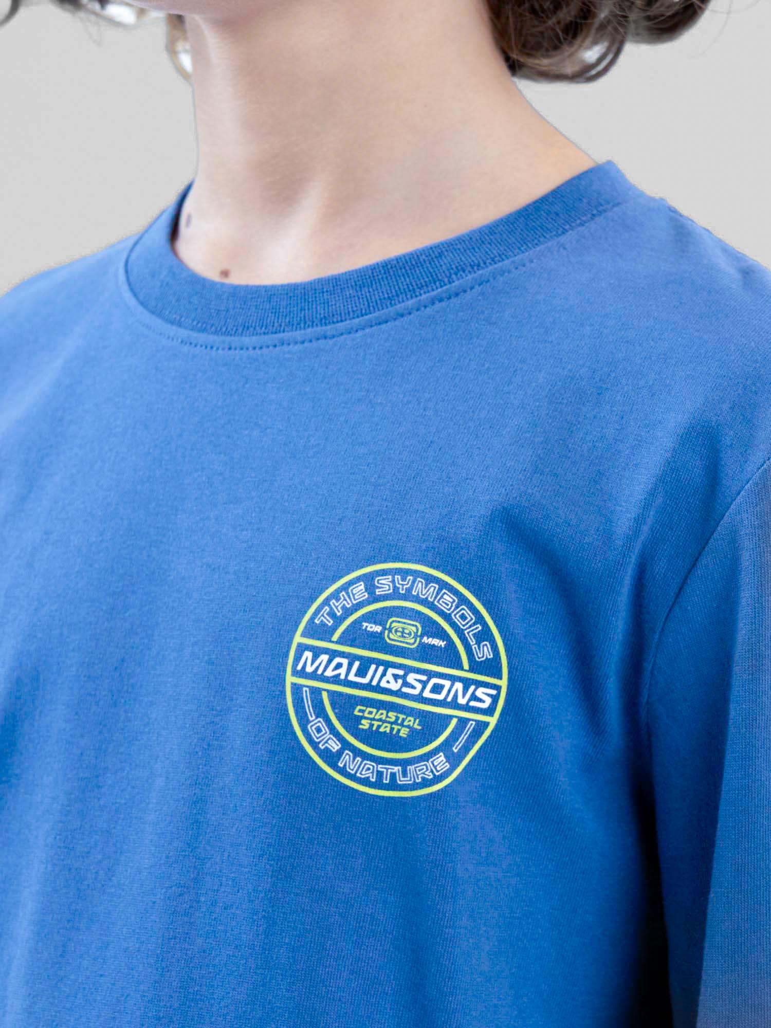 POLERA ML LOWTIDE CELESTE INFANTIL MAUI AND SONS - 5