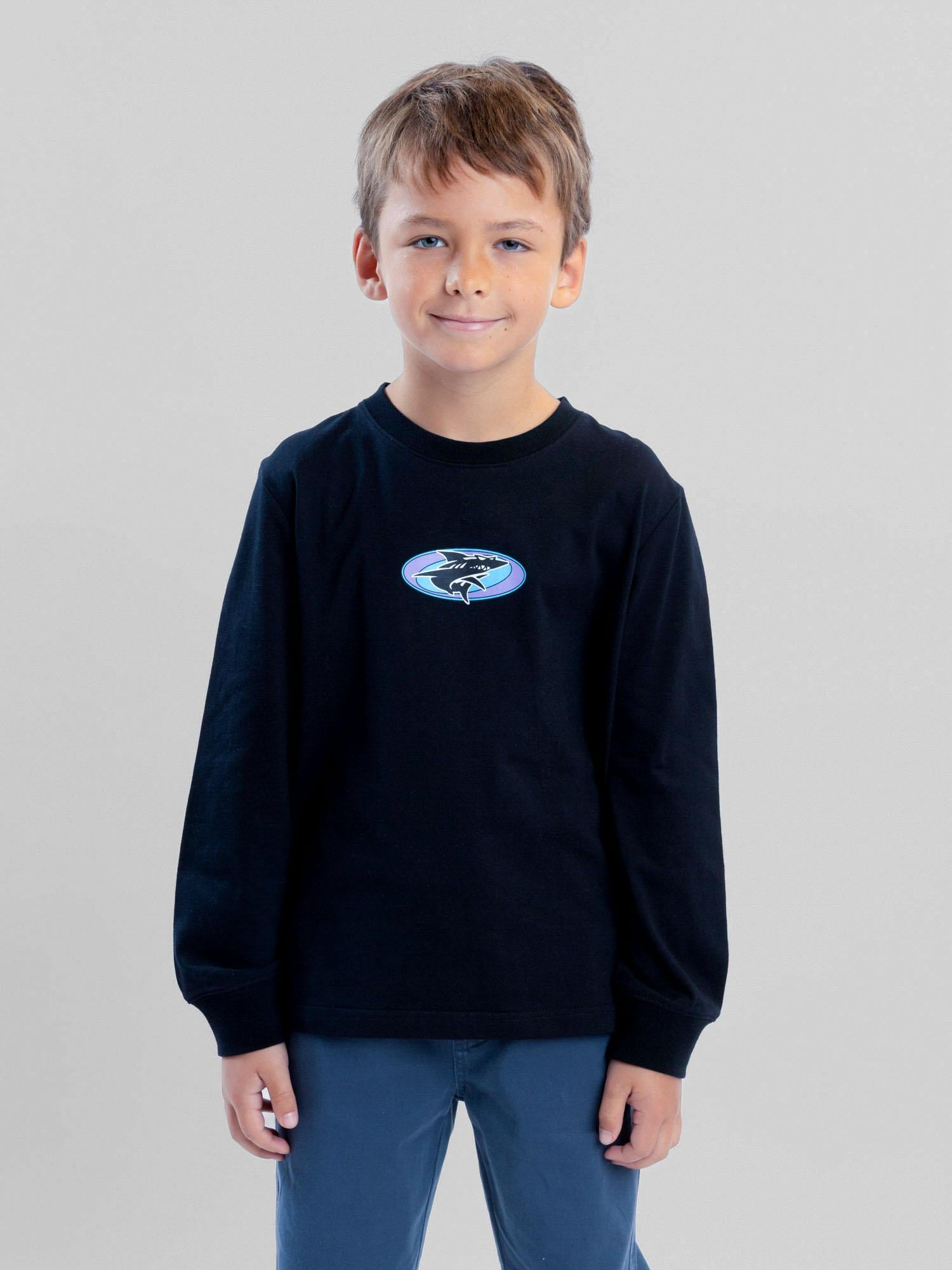 POLERA ML COASTWARDYL  NEGRO INFANTIL MAUI AND SONS - 1
