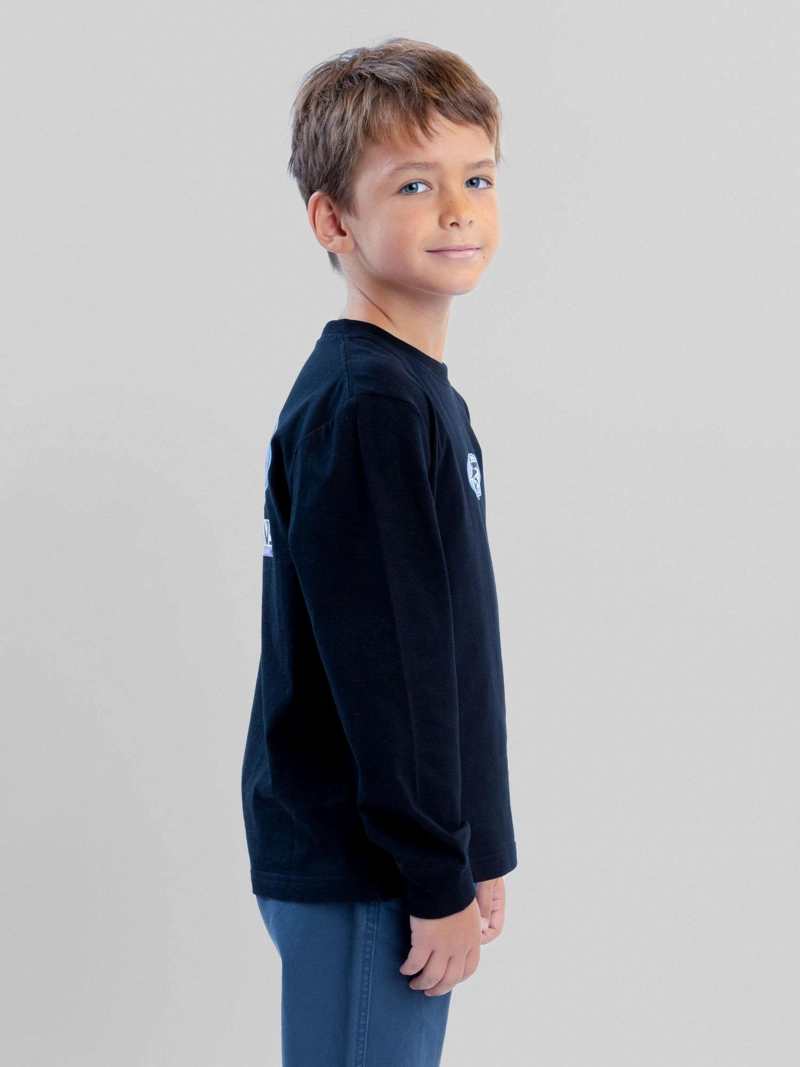 POLERA ML COASTWARDYL  NEGRO INFANTIL MAUI AND SONS - 2
