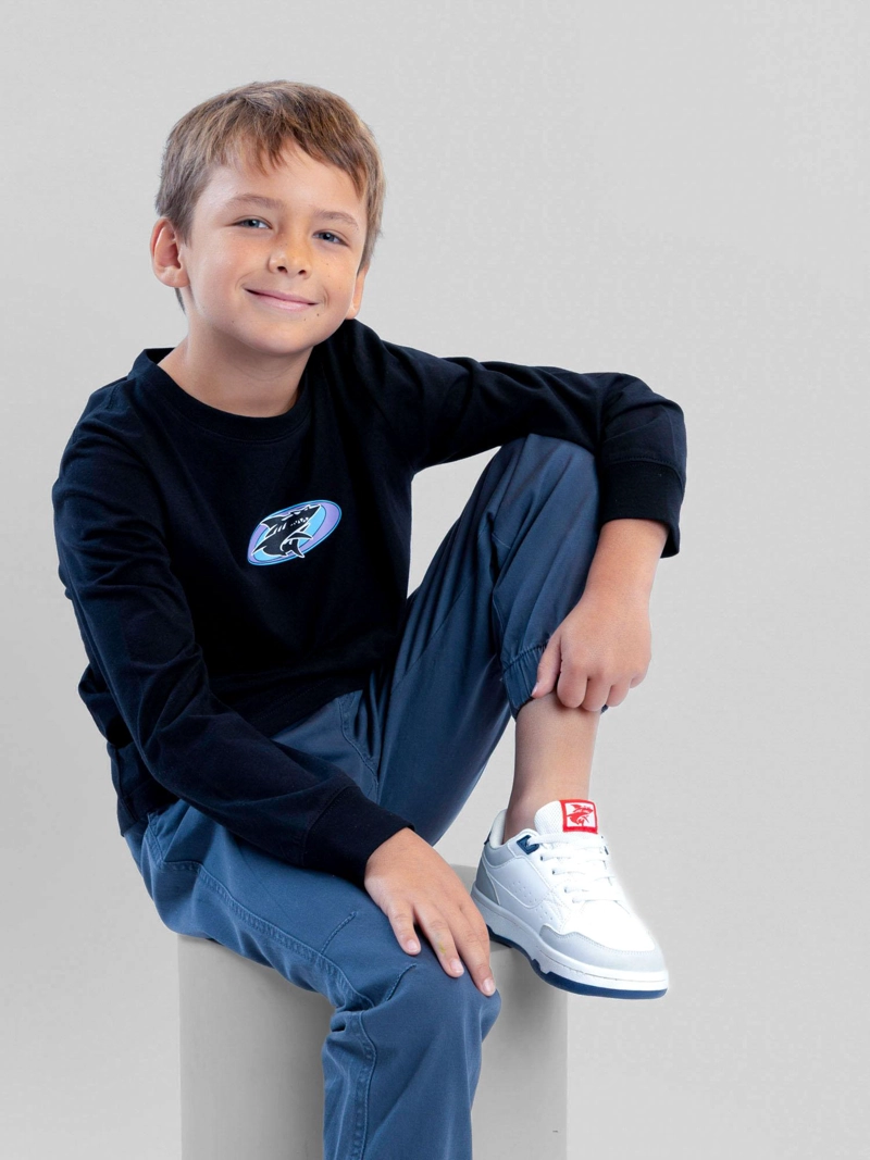 POLERA ML COASTWARDYL  NEGRO INFANTIL MAUI AND SONS - 6