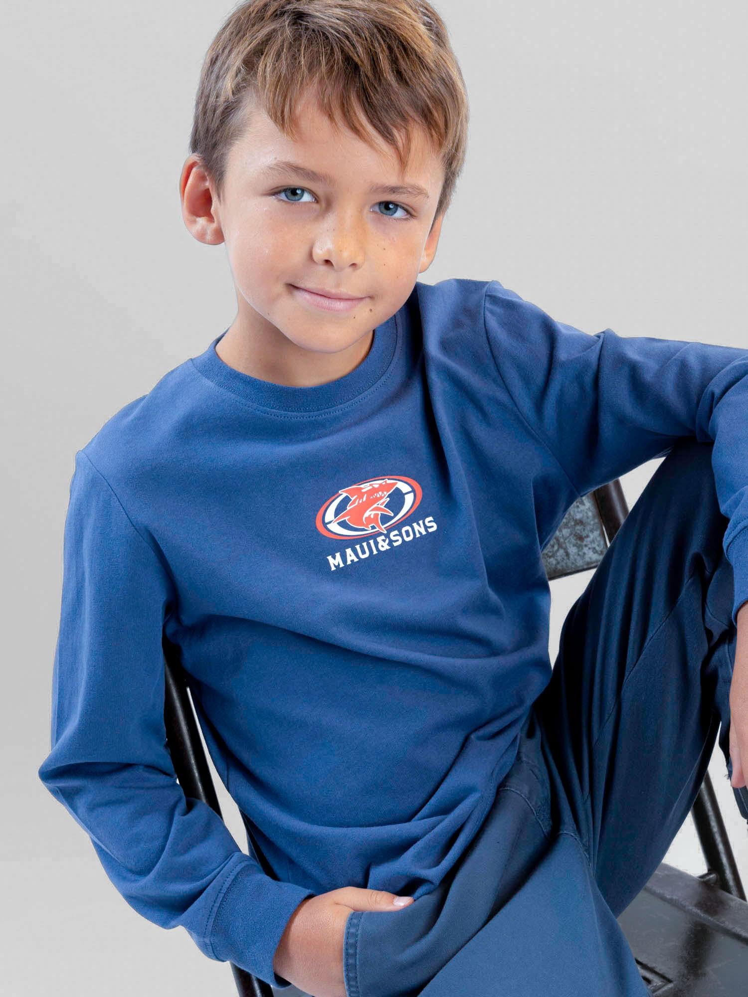 POLERA ML SAILWIND CELESTE INFANTIL MAUI AND SONS - 6