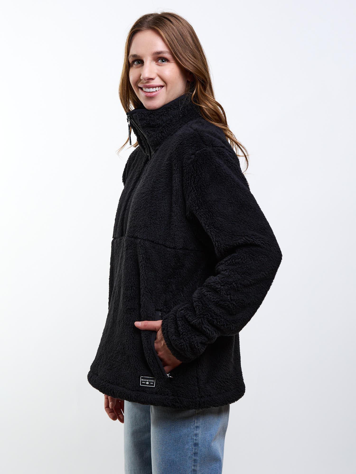 POLERON FZ CORAL QUARTZ NEGRO MUJER MAUI AND SONS - 6