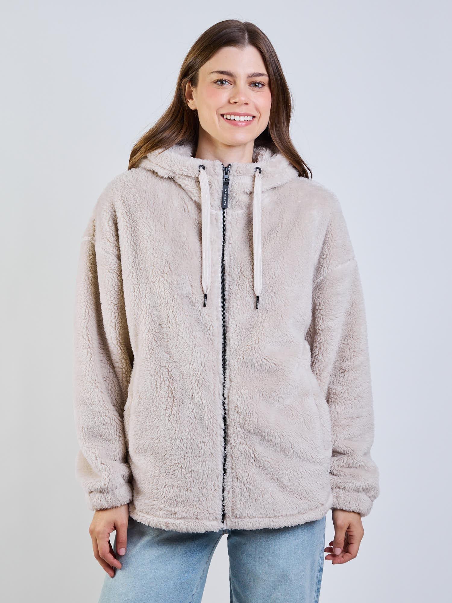 POLERON CHIPORRO NIMBUS BEIGE MUJER MAUI AND SONS - 1