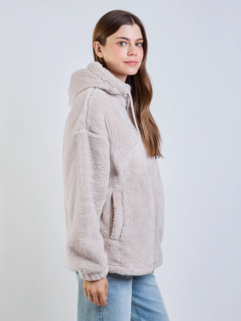 POLERON CHIPORRO NIMBUS BEIGE MUJER MAUI AND SONS - 3
