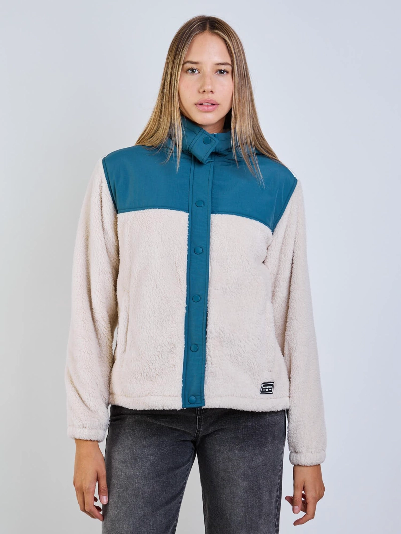 POLERON FALCON BEIGE MUJER MAUI AND SONS - 4