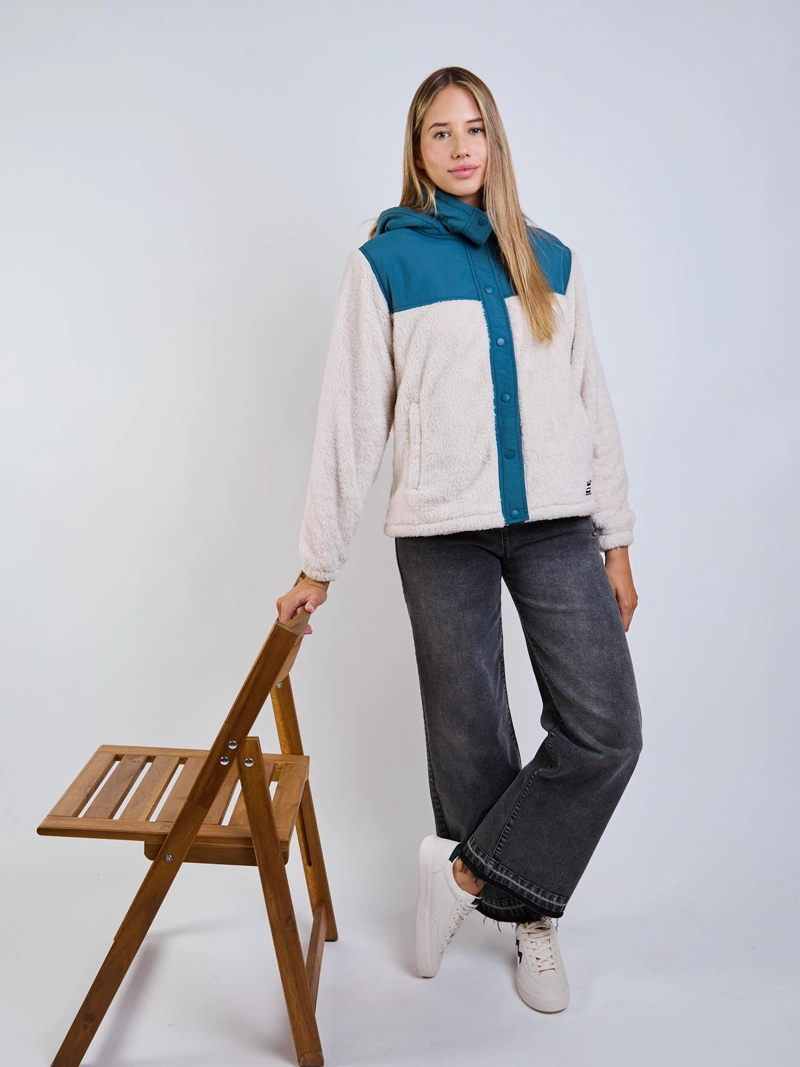 POLERON FALCON BEIGE MUJER MAUI AND SONS - 9